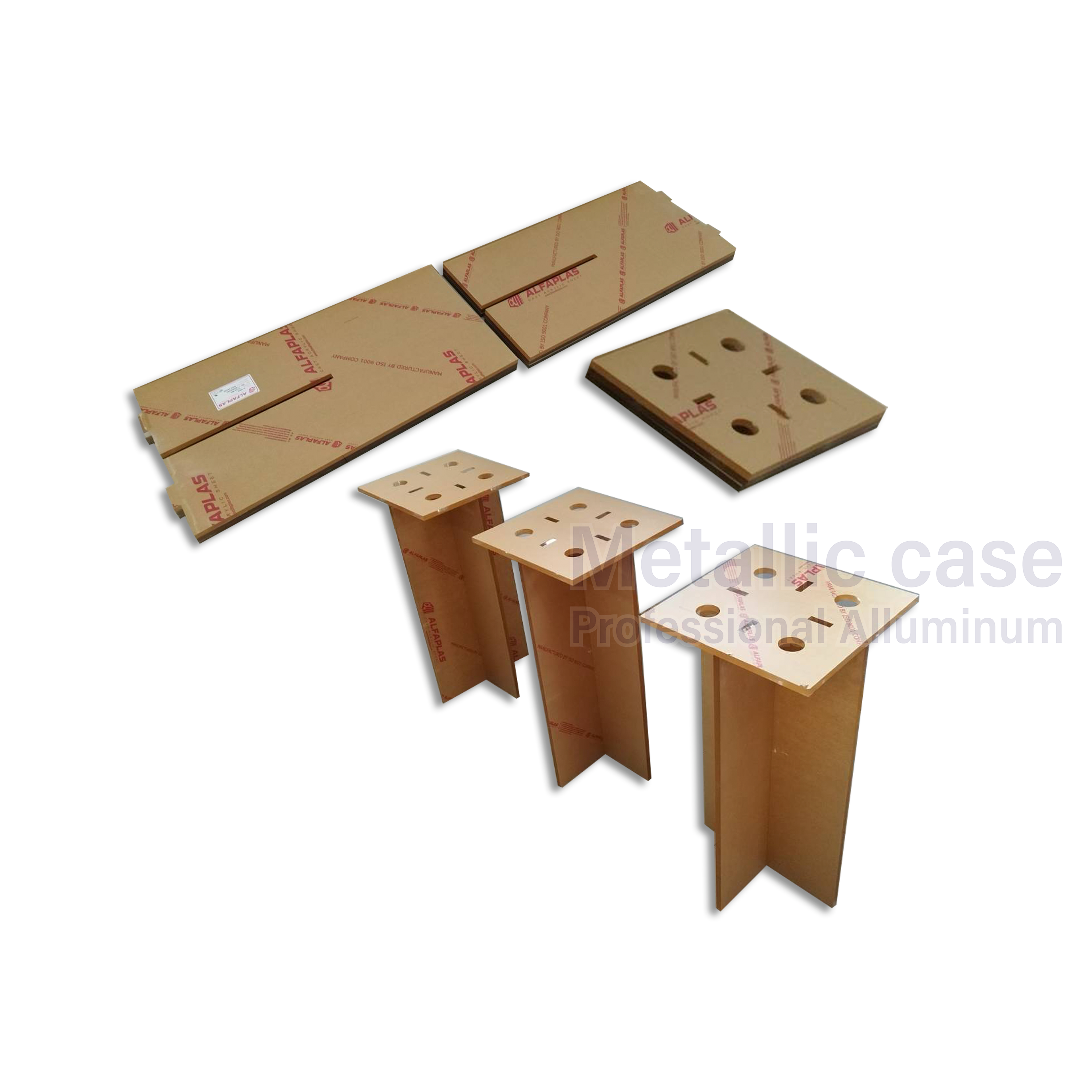 metalliccase 2-1259-AAA-6808 / Acrylic Stand for Rock Bolts (40x40x80)