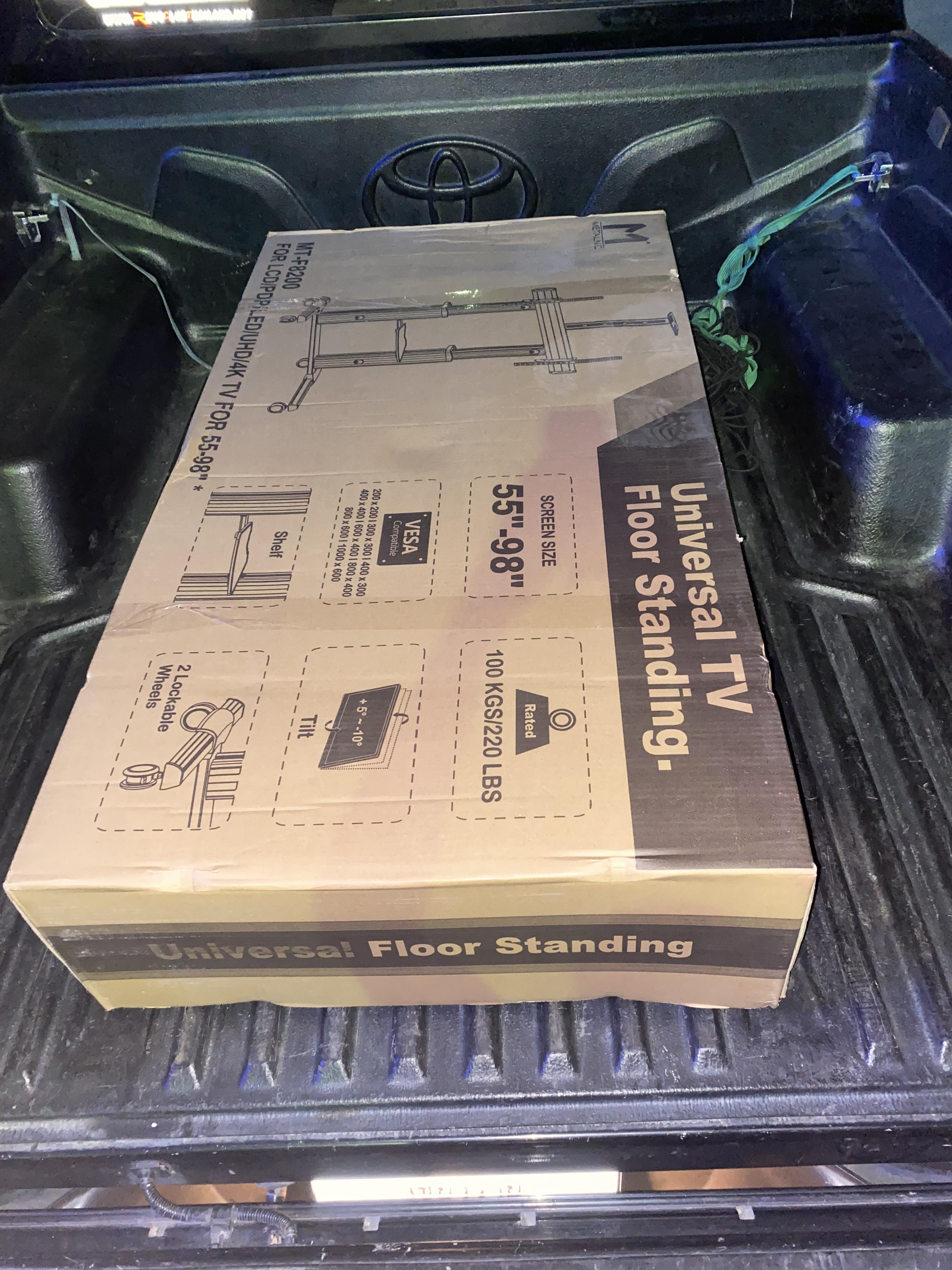 JMTVSTAND MT-F8200 ขาตั้งพื้นทีวีมีล้อเลื่อน(TV Stand) วัสดุ Aluminium อลูมิเนียม แบบล้อเลื่อนปรับสูง/ต่ำได้ 55"-98" นิ้ว{รับประกันสินค้า 3 ปี}0964746498