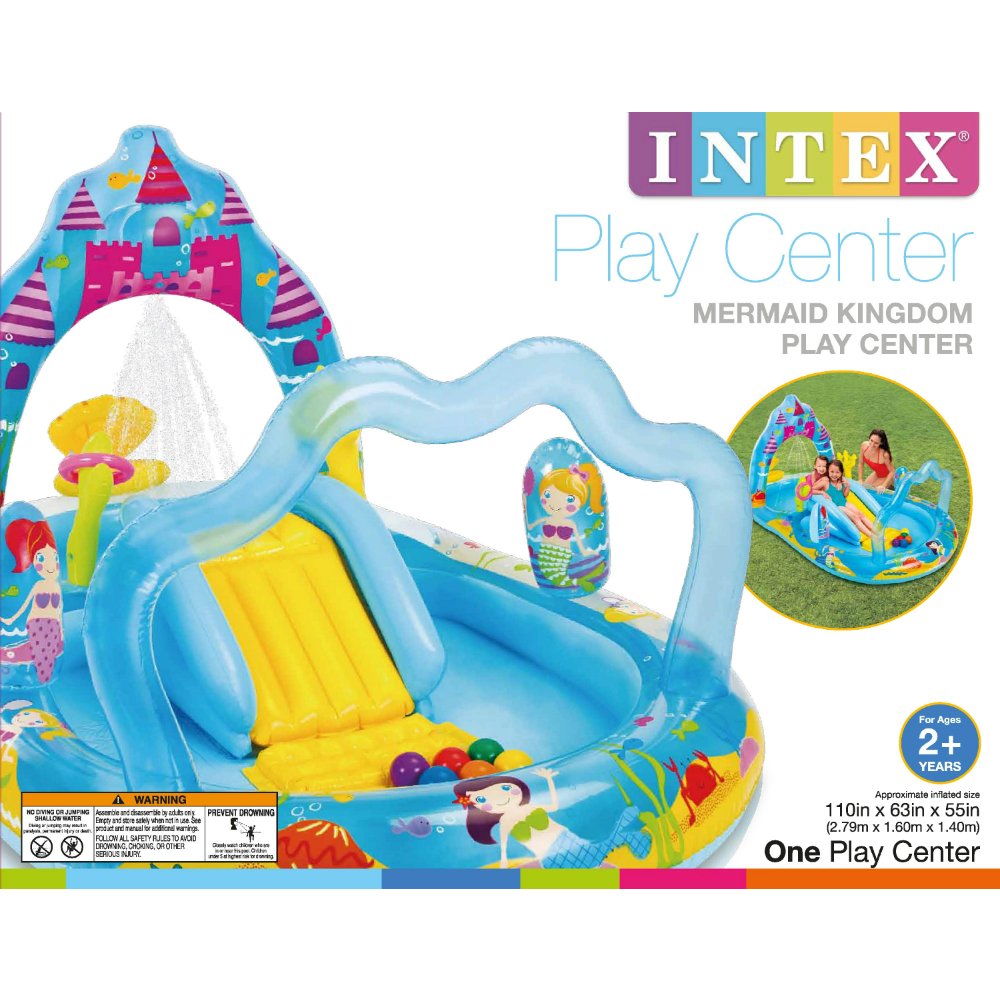 Intex Mermaid Kingdom Play Centre สวนน้ำสไลเดอร์ เมอเมด คิงดอม By Float Me Summer