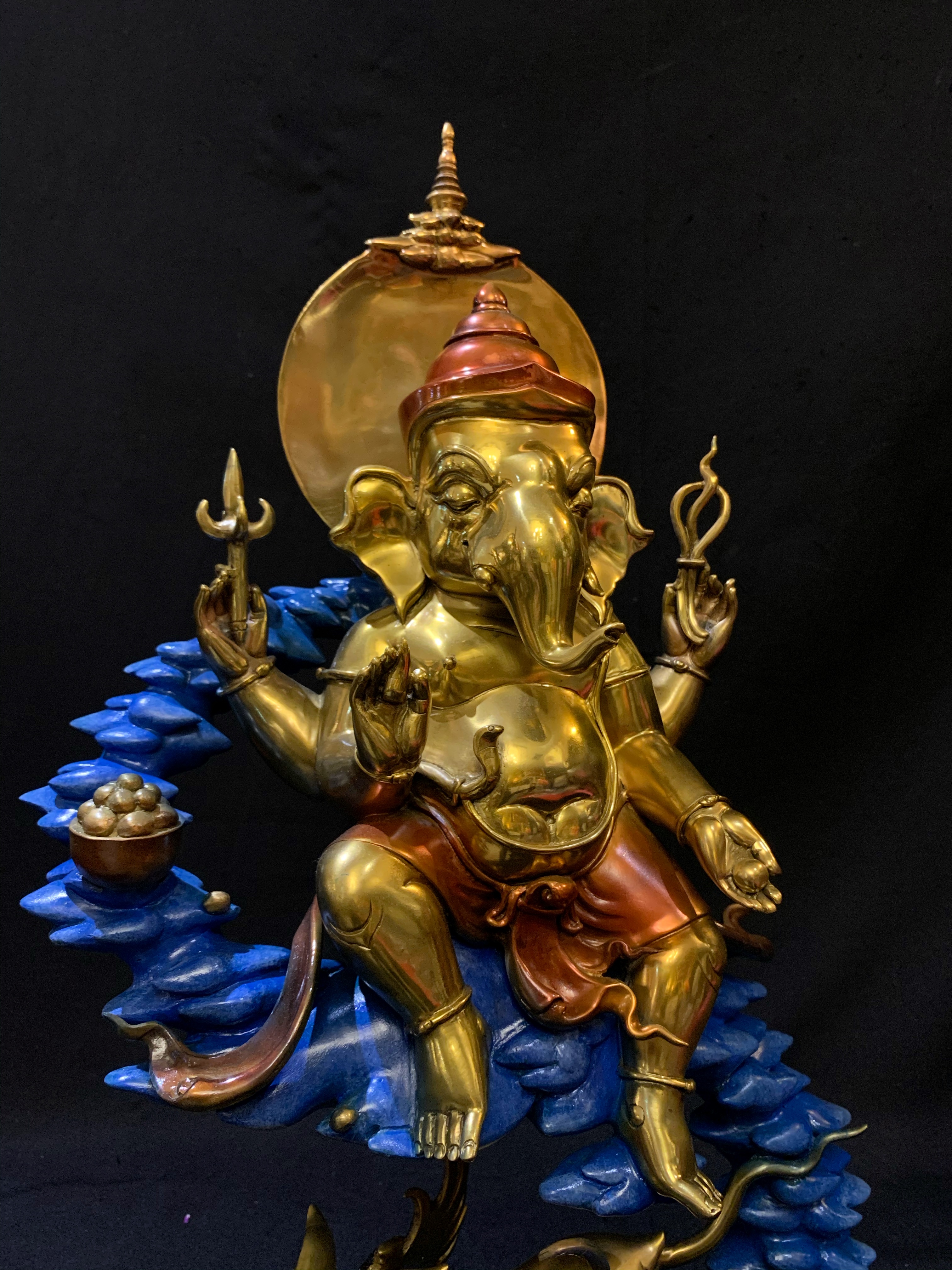 พระพิฆเนศ บัลลังก์เมฆา มหาคเณศ