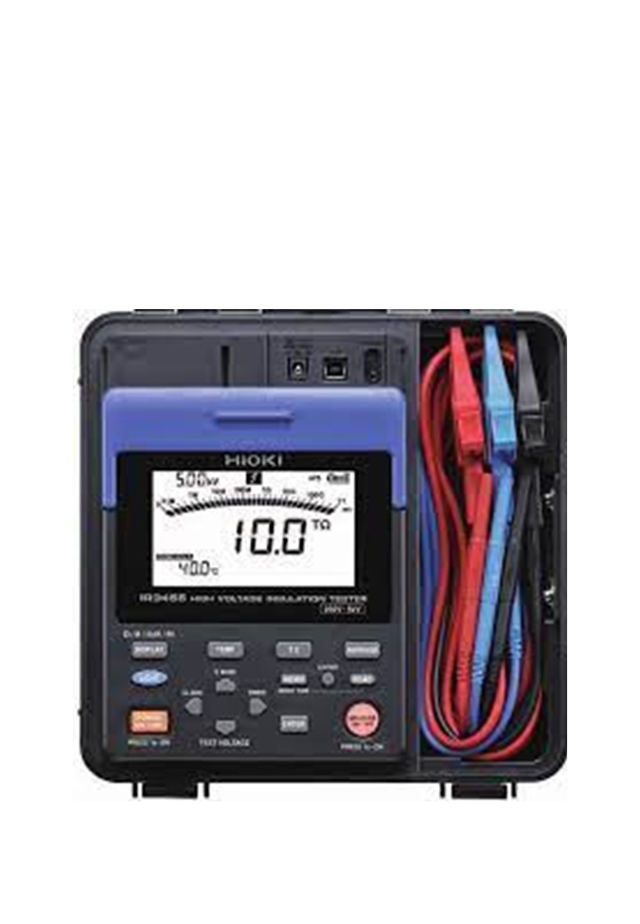 HIOKI IR3455 เครื่องทดสอบความต้านทานฉนวนทางไฟฟ้าแรงดันทดสอบ 5 kV (10 TeraOhm of Insulated Resistance Testing)