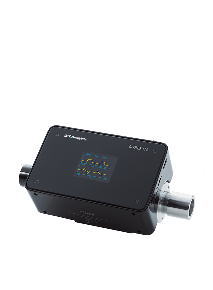CITREX H4 เครื่องสอบเทียบเครื่องช่วยหายใจทางการแพทย์และสอบเทียบเครื่องวัดอัตราการไหลก๊าซทางการแพทย์