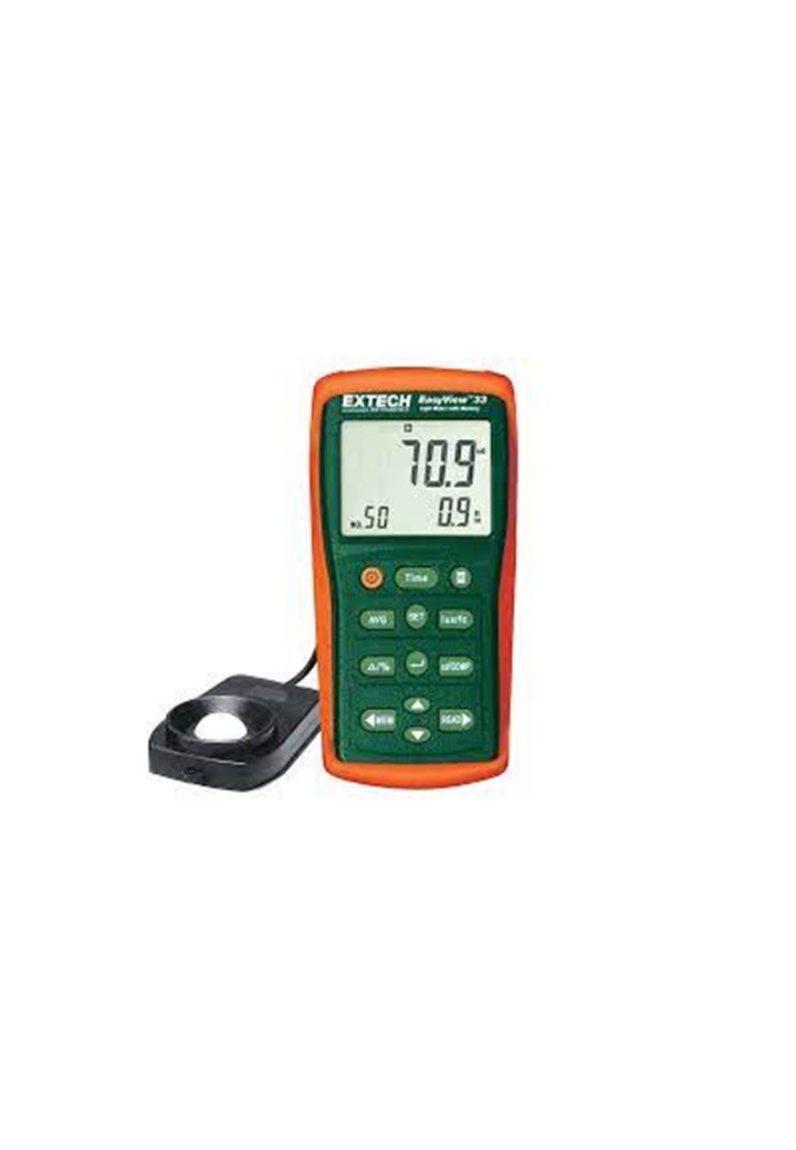 EXTECH รุ่น EA30 เครื่องวัดแสง EasyView™ Wide Range Light Meter High intensity light measurements up to 40,000Fc/400,000Lux