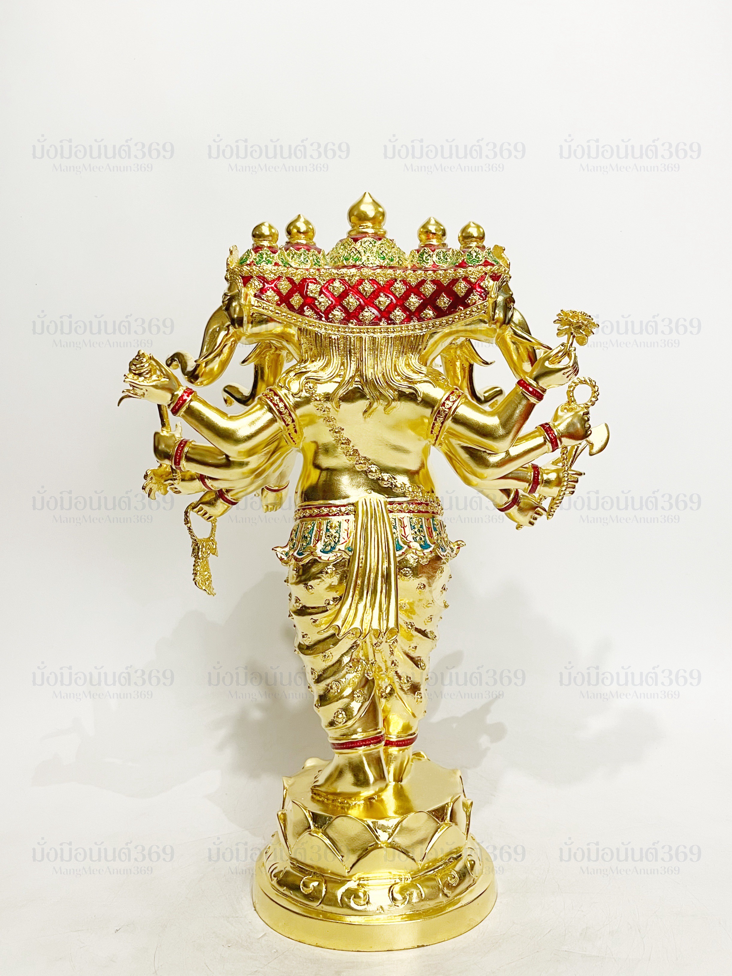 พระพิฆเนศ ปางห้าเศียร (ปัญจมุขคณปติ) หน้าตัก 9 นิ้ว *ห้ามนำภาพไปใช้ทุกกรณี
