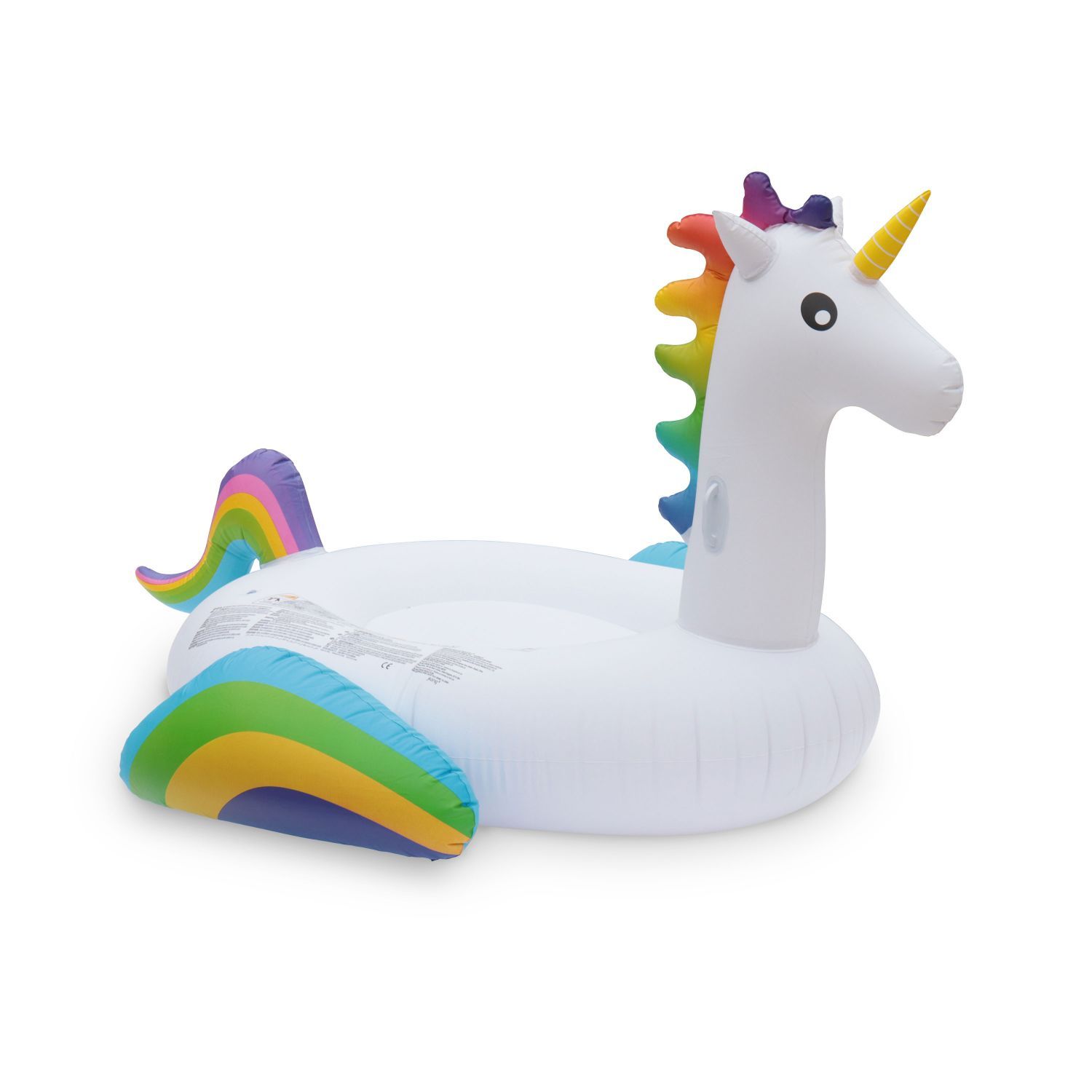 ห่วงยางยูนิคอร์นสายรุ้งขนาดกลาง Inflatable Unicorn Rainbow Medium size Float