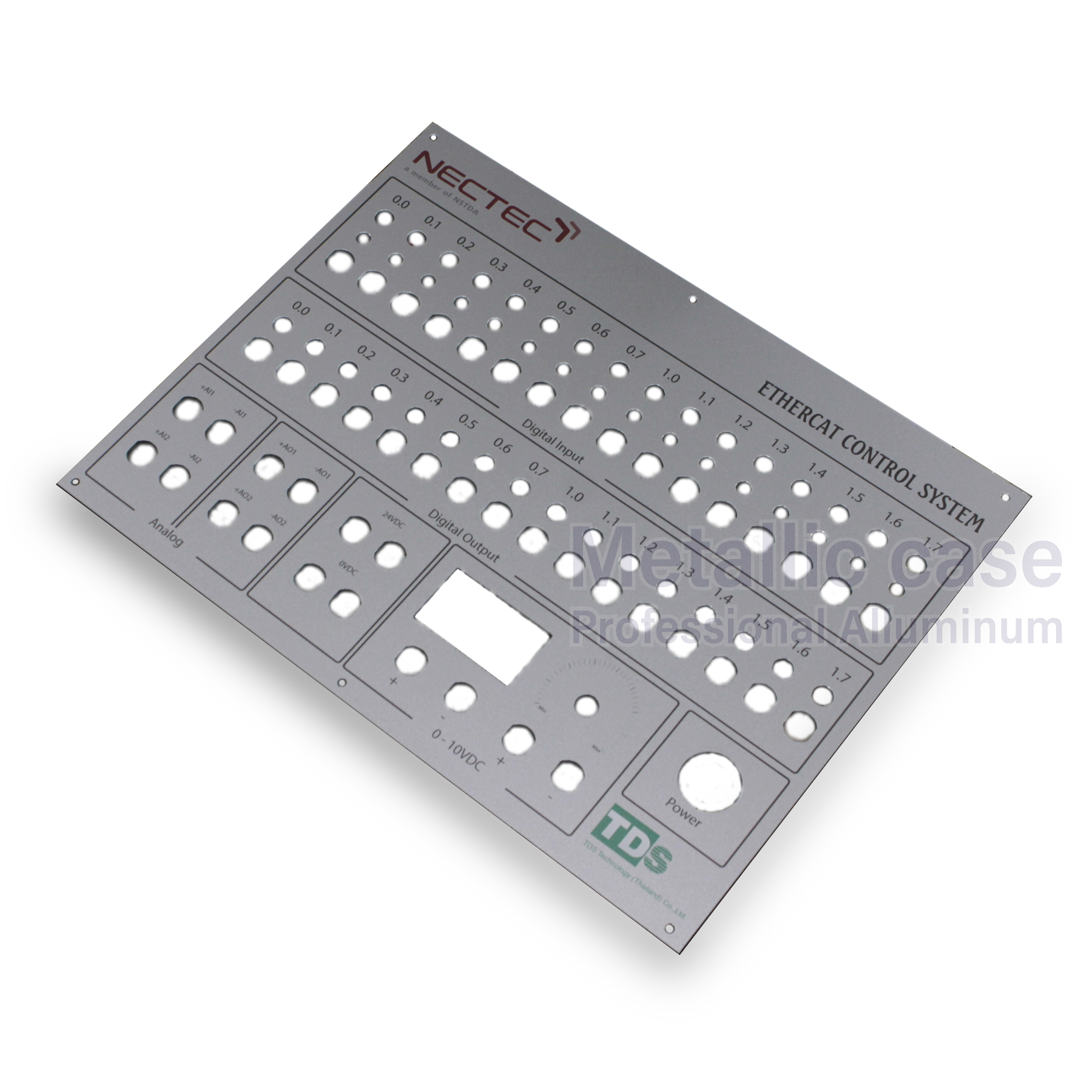 metallic case2-0599-AAA-6409 Beckhoff(300x230x4mm)NC.Silver
