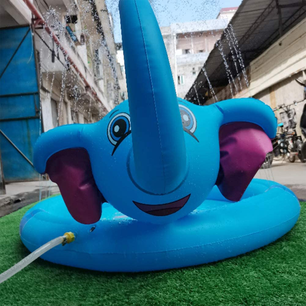 สระน้ำเป่าลม ช้างน้อยพ่นน้ำ พ่นได้รอบสระ Inflatable Elelphant Pool Water Sprinkler Float