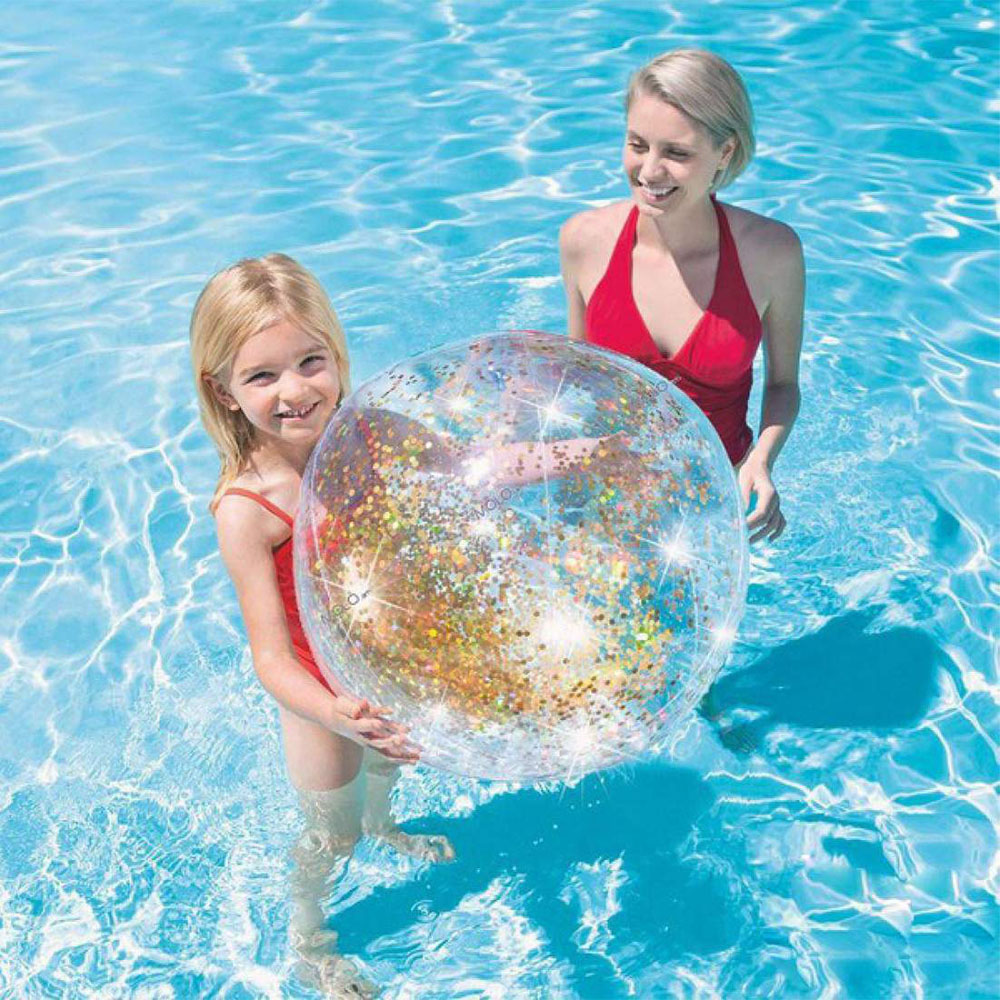 INTEX บอลกากเพชรสะท้อนแสง 71 ซม. INTEX Giltter Beach Ball 71 cm
