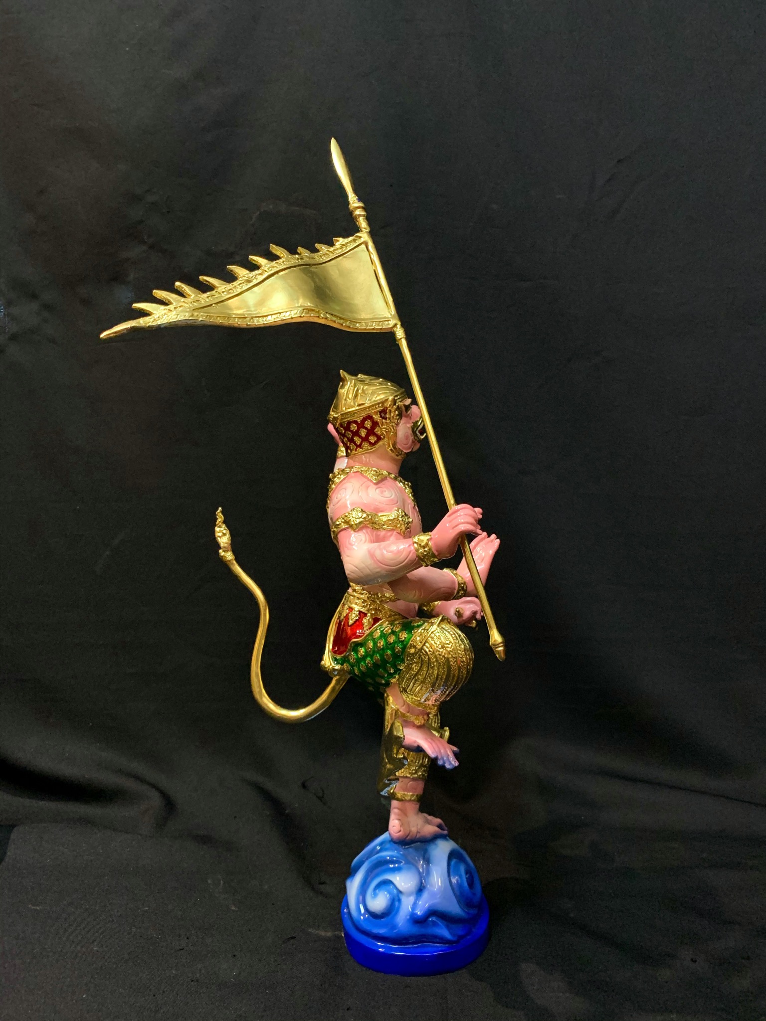 หนุมานชนะมาร ประทานพร หน้าตัก 9 นิ้ว