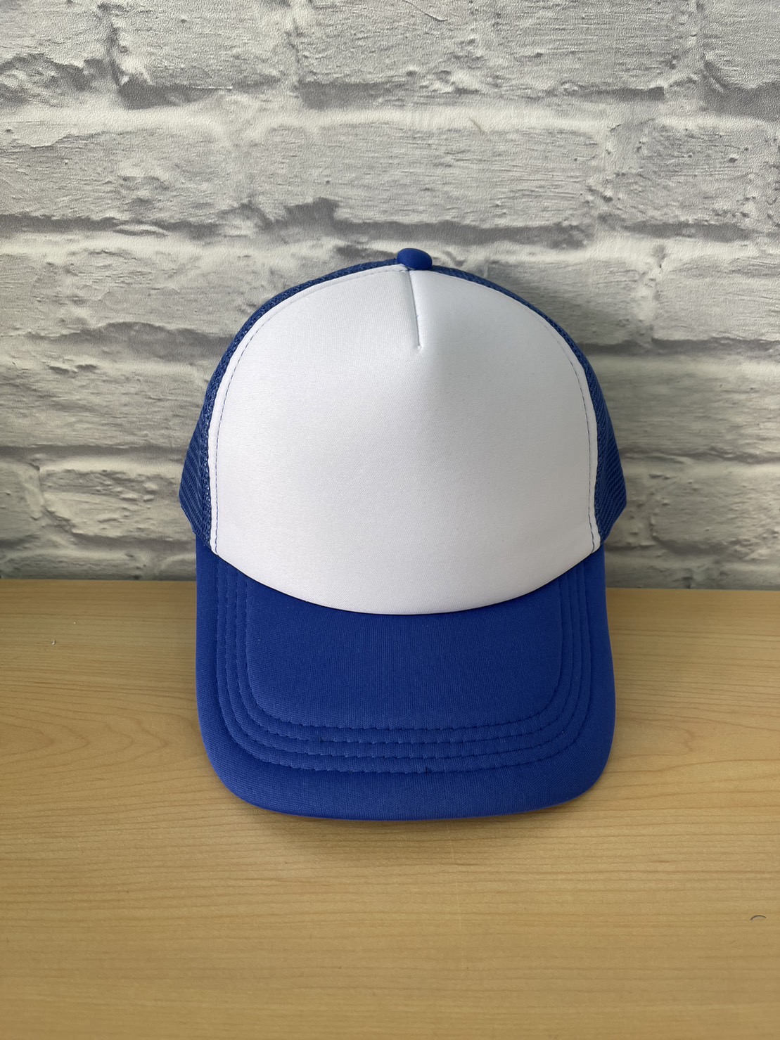 หมวกโฟมทูโทนสีน้ำเงิน