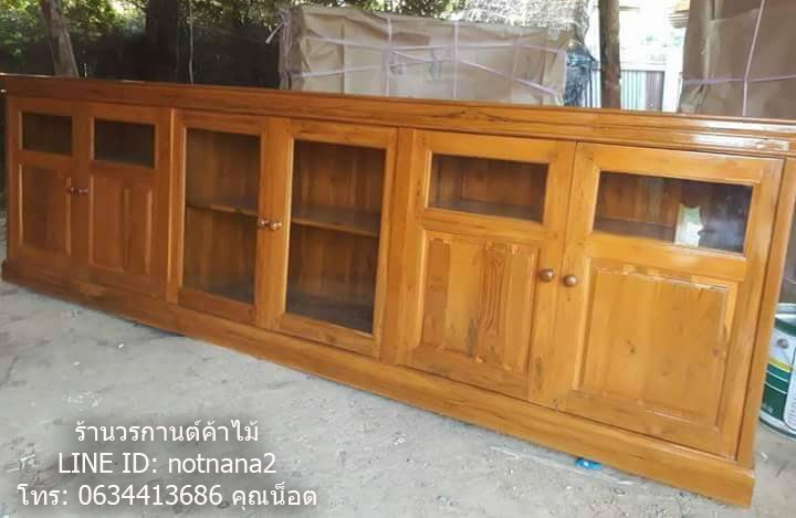 เคาน์เตอร์ไม้สักรหัสAG59