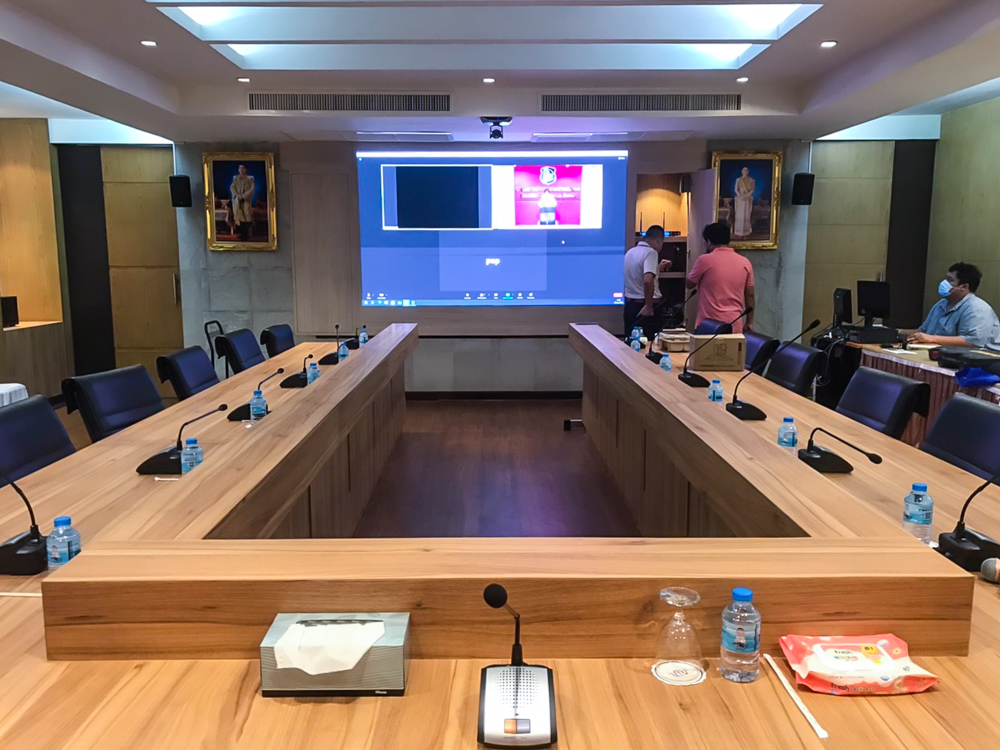ปรับปรุงระบบเสียง ร่วมกับระบบภาพจอ LED ห้องประชุมสำนักงานผู้บัญชาการ กองบัญชาการตำรวจปราบปรามยาเสพติด