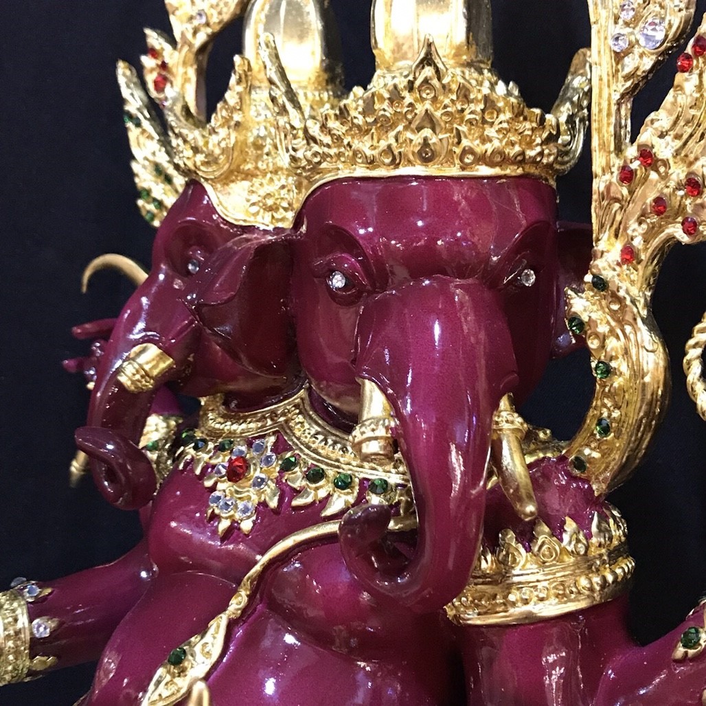 พระพิฆเนศ ปางทวิมุข หน้าตัก 9 นิ้ว