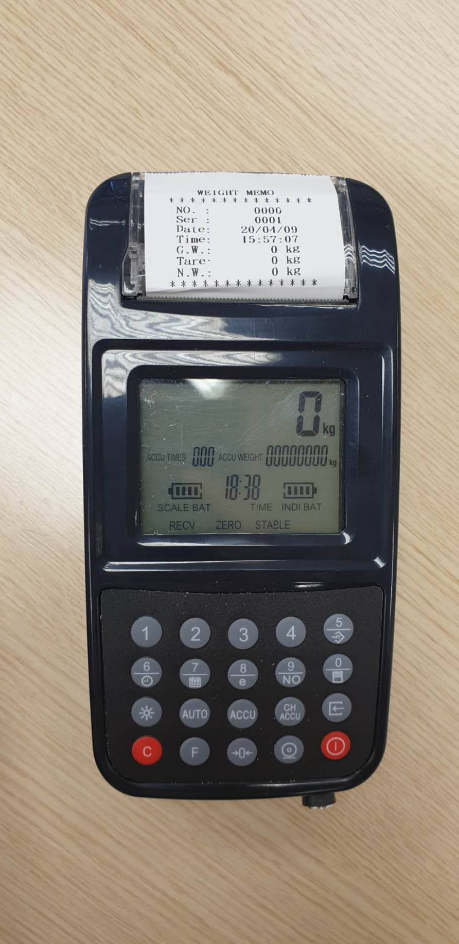 เครื่องชั่งแขวน GRAM : C6 พิกัด 3000 kg. ค่าละเอียด 1 kg. (พร้อมเครื่องพิมพ์น้ำหนัก)