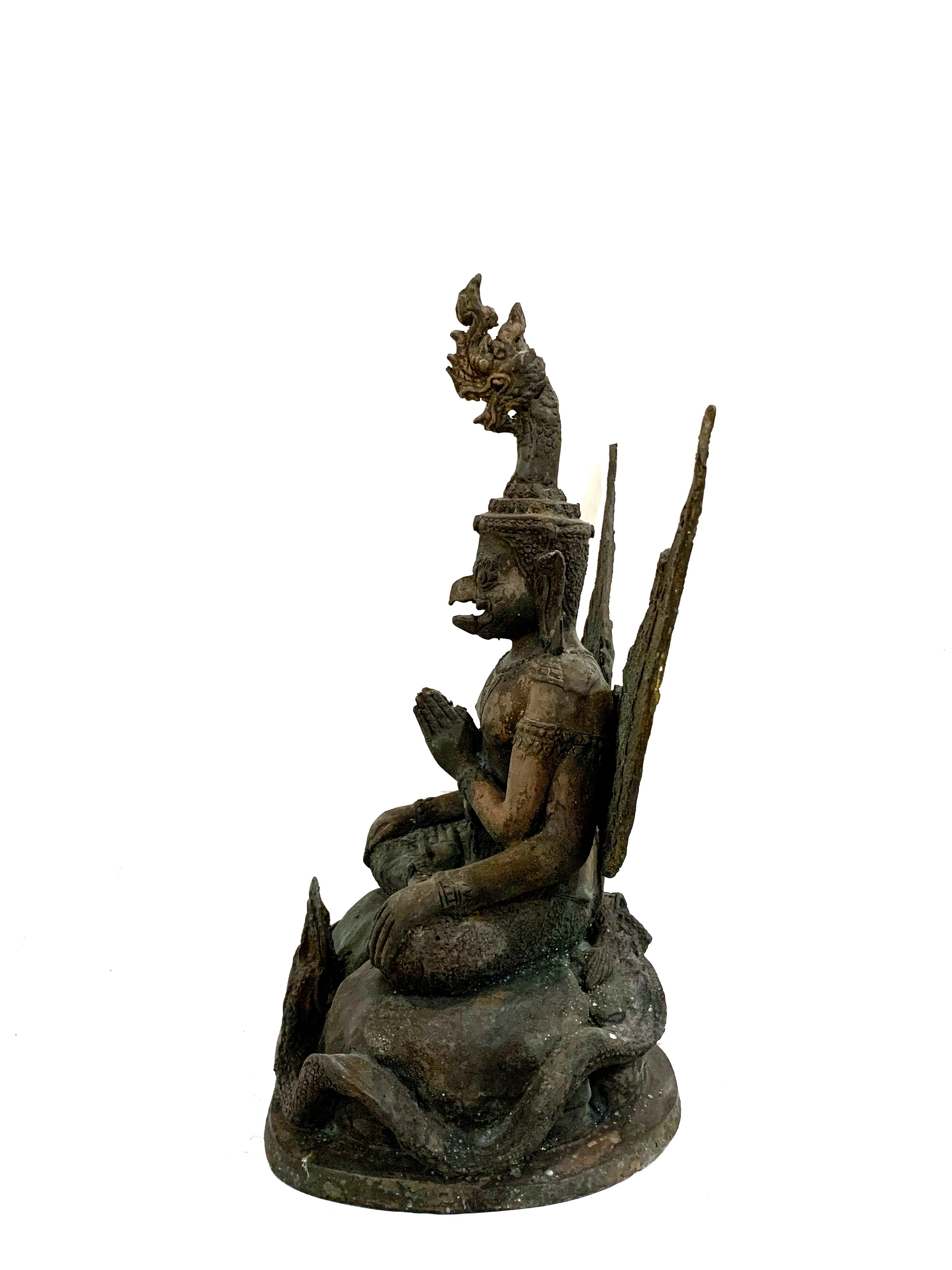 พญาครุฑ ปกปักษ์ท้องพระคลัง หน้าตัก 9 นิ้ว