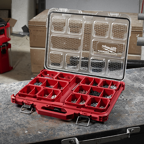 กล่องจัดแยกของกล่องใส่เครื่องมือ Milwaukee PACKOUT™ Organizer 48-22-8431