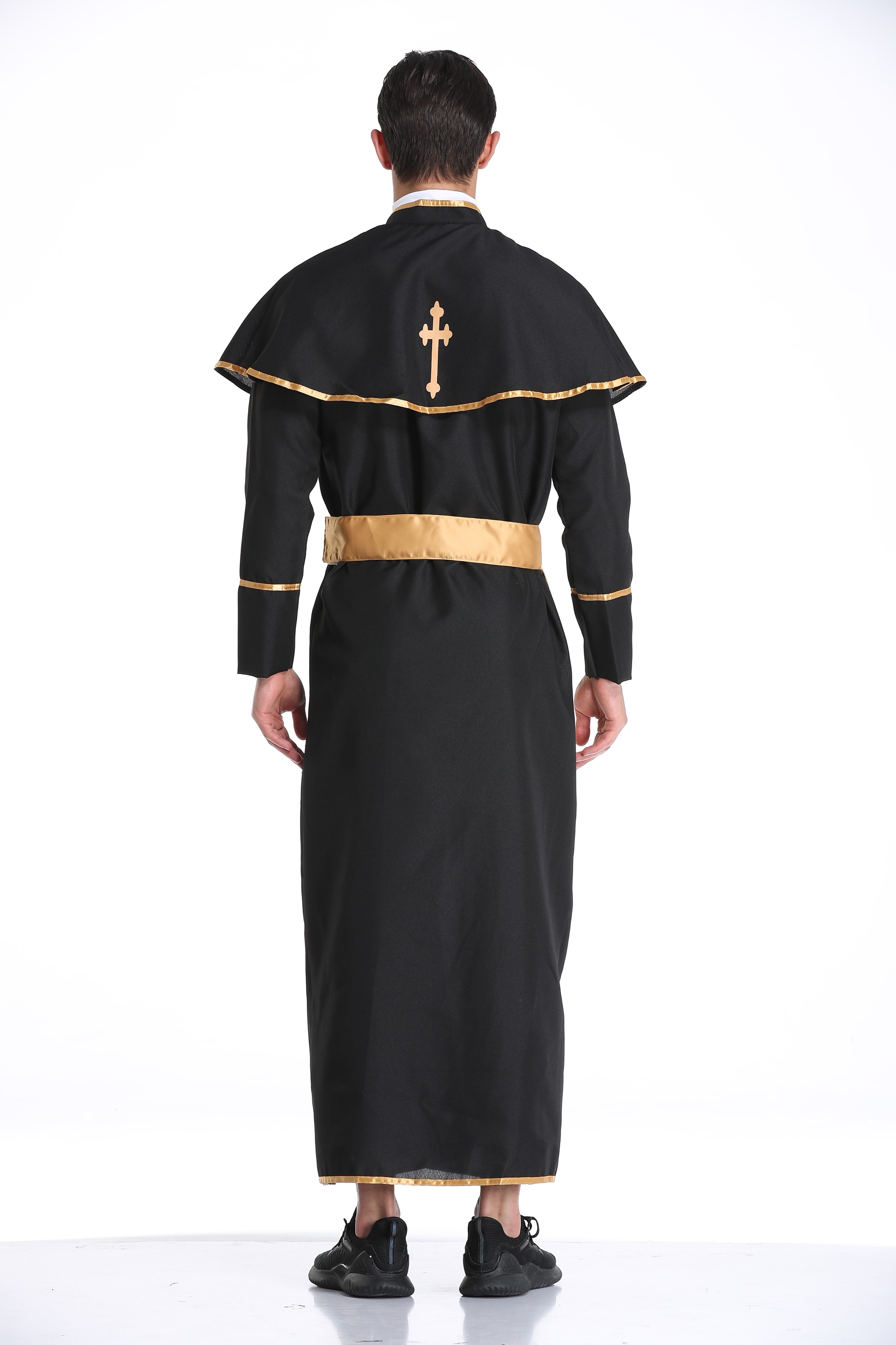 ชุดนักบวช ชุดบาทหลวง Priest ผู้ชายสีดำ