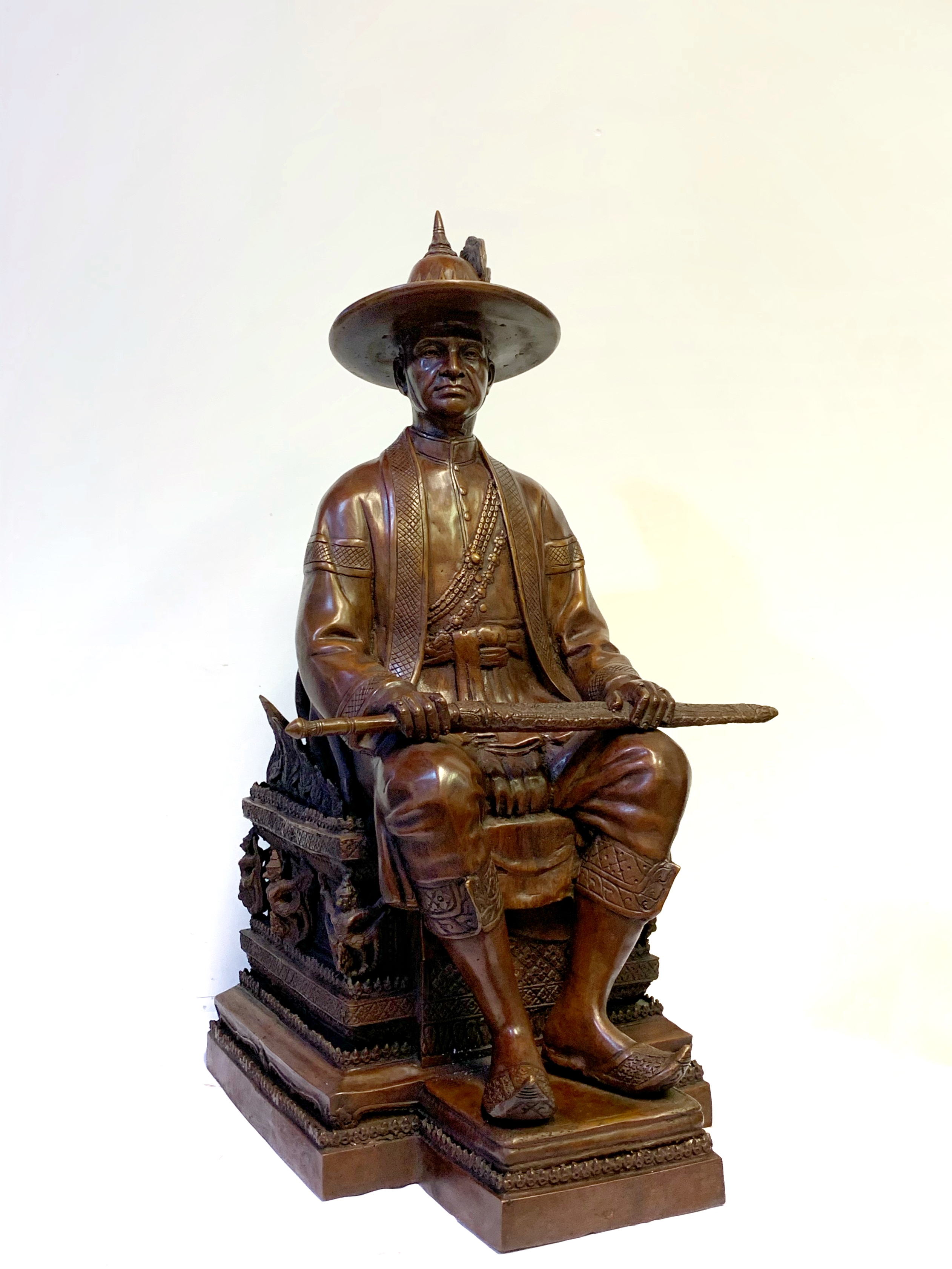 รัชกาลที่ 1 นั่งบัลลังก์ หน้าตัก 14 นิ้ว