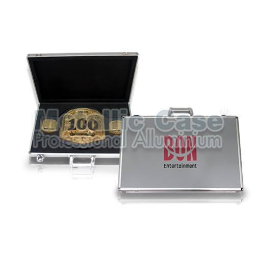 metallic case 7708-12-6208 / เข็มขัดแชมป์ Lanchestel F&B 2019 (59x37x6.5 T1C4H1K7P7)