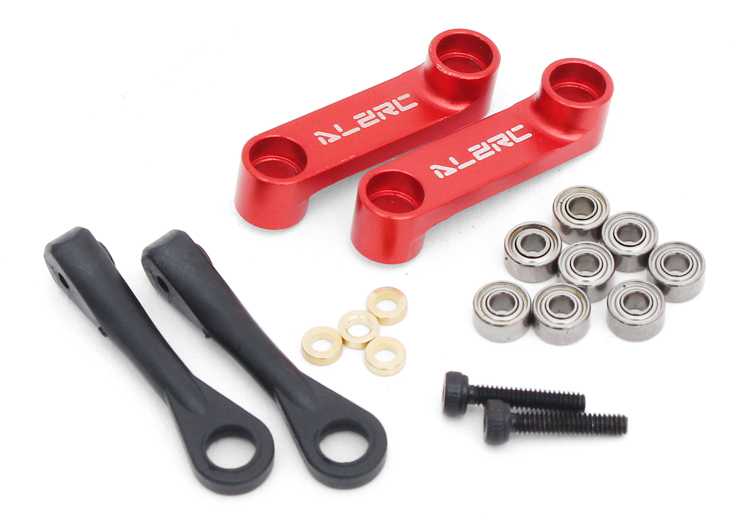 DX360-09MA # Devil X360 Metal Radius Arm Set - Red