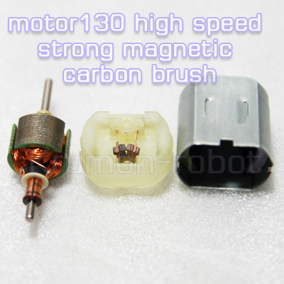 motor130 high speed magnetic carbon brush 6V