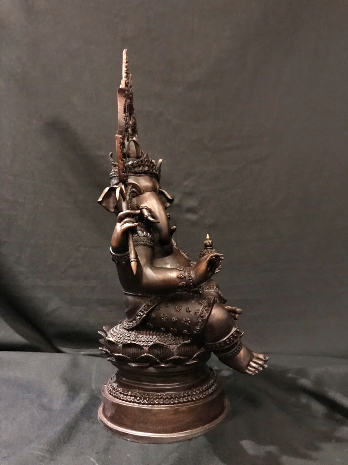 พระพิฆเนศ ปางทวิมุข หน้าตัก 9 นิ้ว