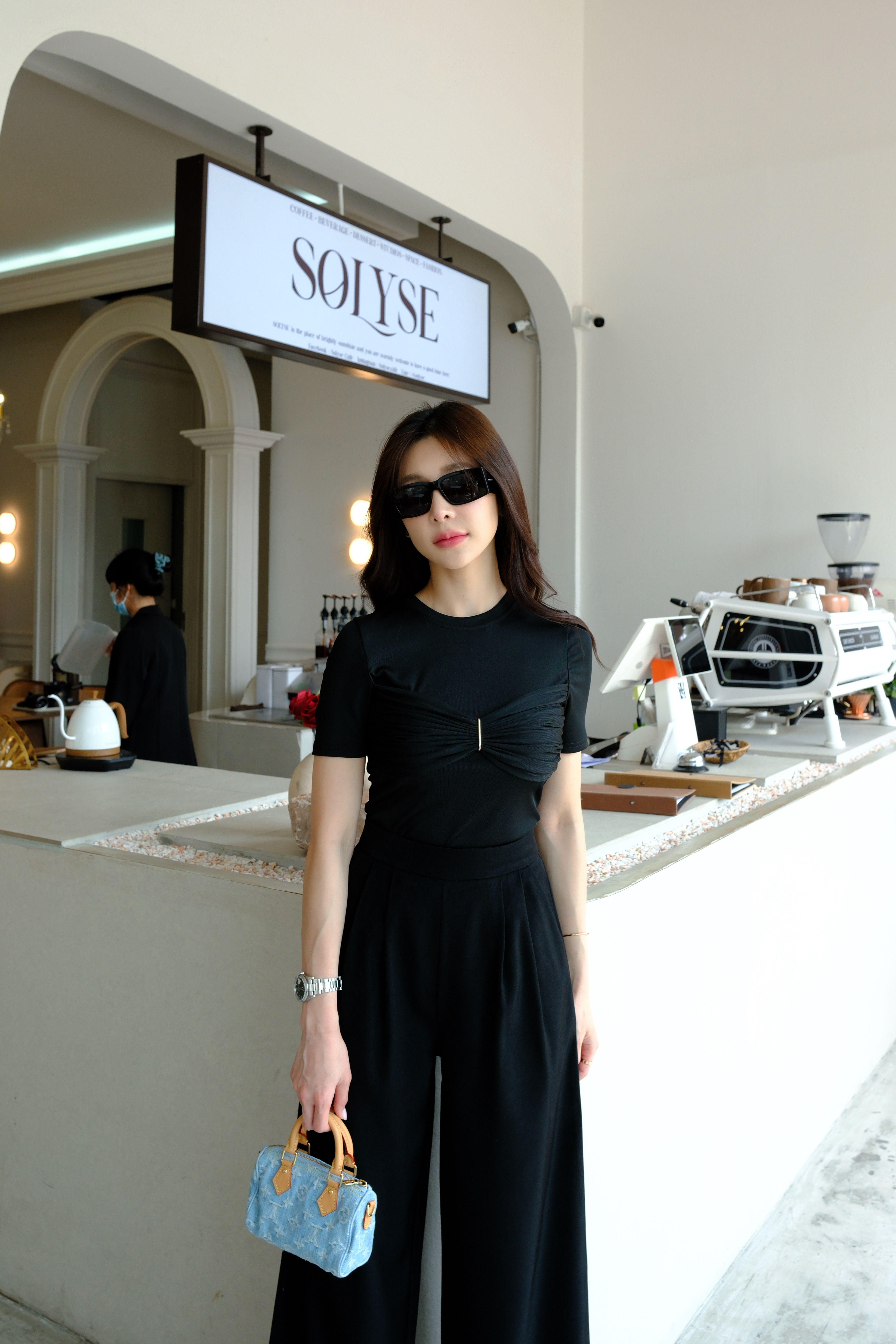 Kelly set เซ็ตเสื้อ+กางเกง งานเสื้อผ้านิ่มยืดพรีเมี่ยมความหนากำลังดี thitiya