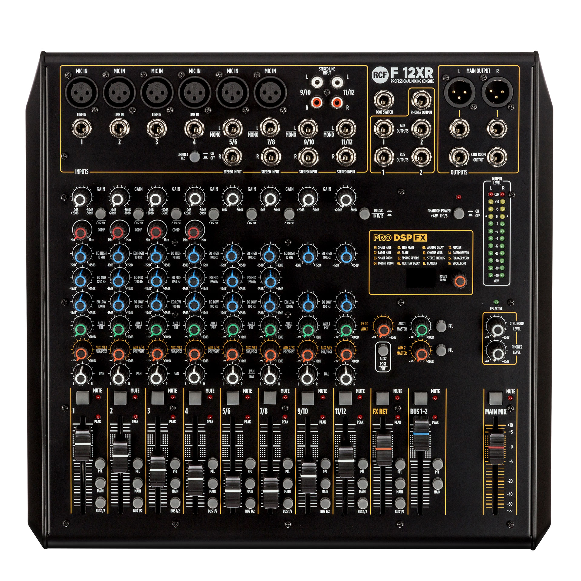 RCF-F 12XR MIXER มิกเซอร์ผสมเสียง 12 ch
