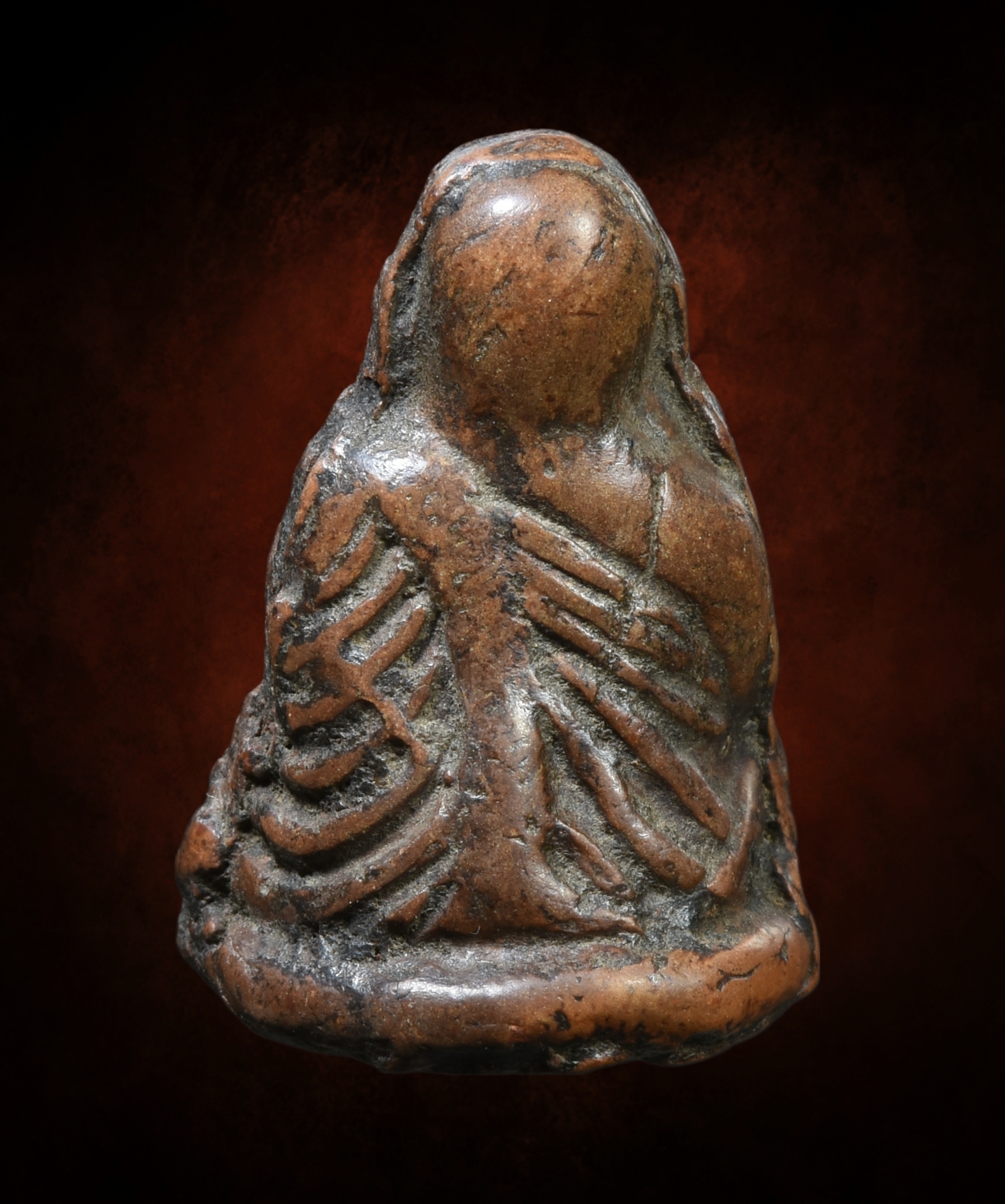 หลวงพ่อเงิน พิมพ์ขี้ตา เนื้อดิน