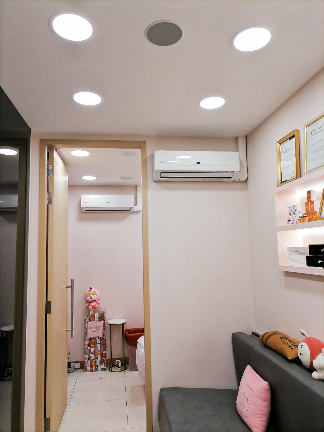 ติดตั้งระบบเสียงตามสายคลินิก MEGA CLINIC สาขา สยาม สแควร์