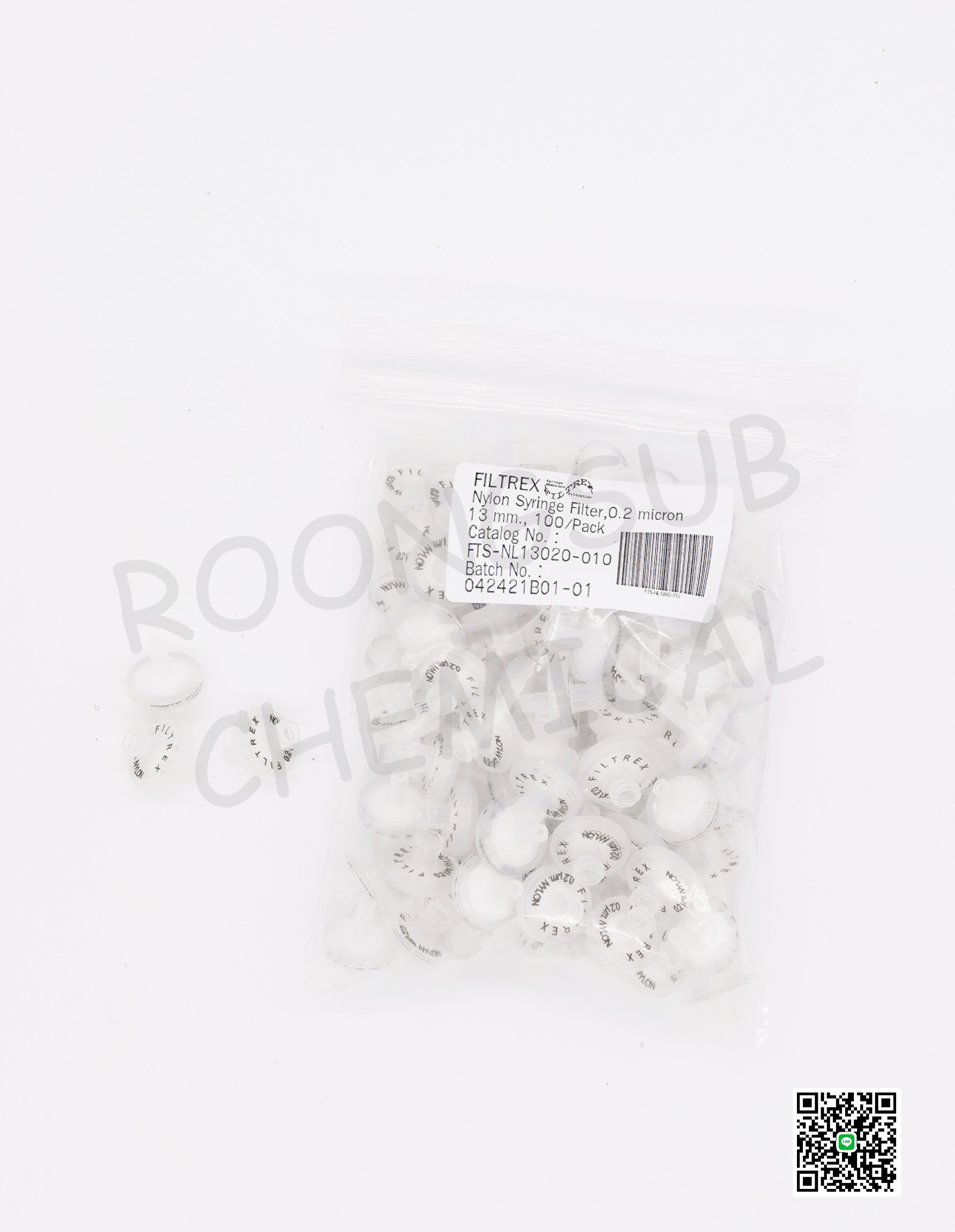 SYRINGE FILTER NYLON 0.2uM DIA13MM. FILTREX