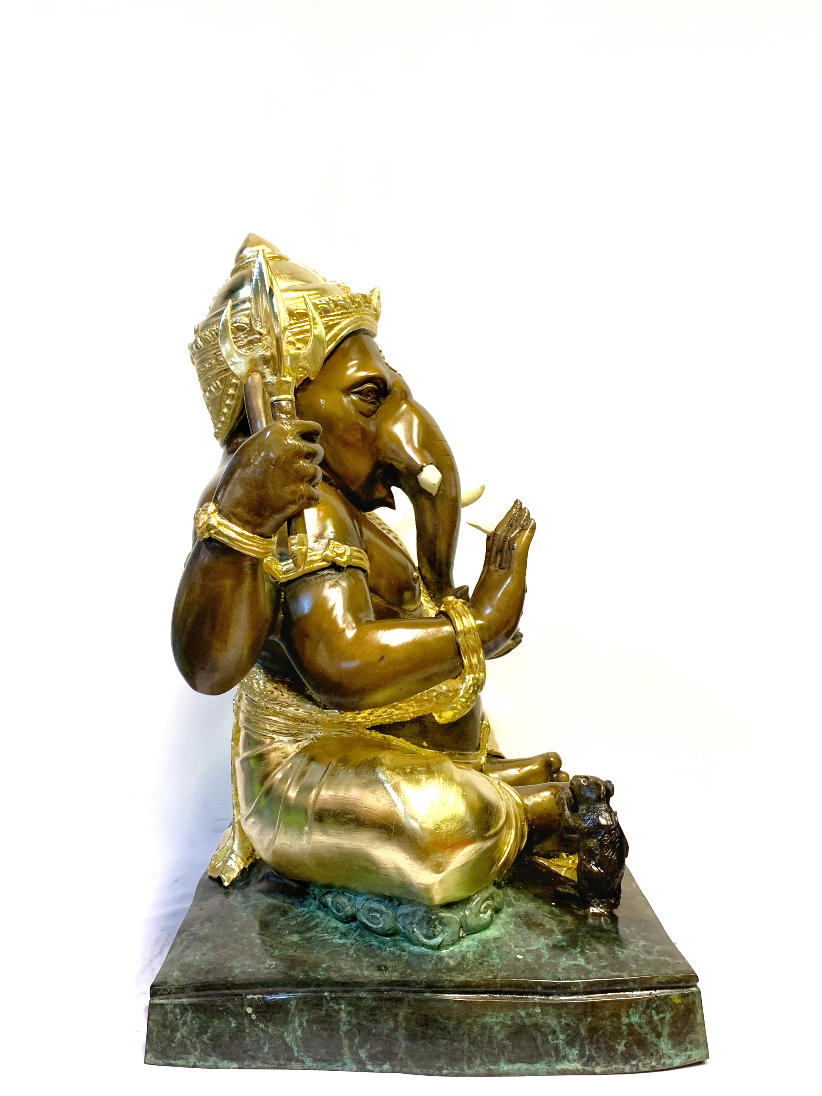 พระพิฆเนศ ปางเอกทันตะ หน้าตัก 16 นิ้ว (ฐานเหลี่ยม)