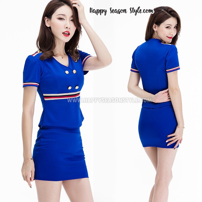 ชุดพนักงาน ชุดยูนิฟอร์ม ชุดแอร์ พนักงานต้อนรับ พีอาร์ แอร์โฮสเตท