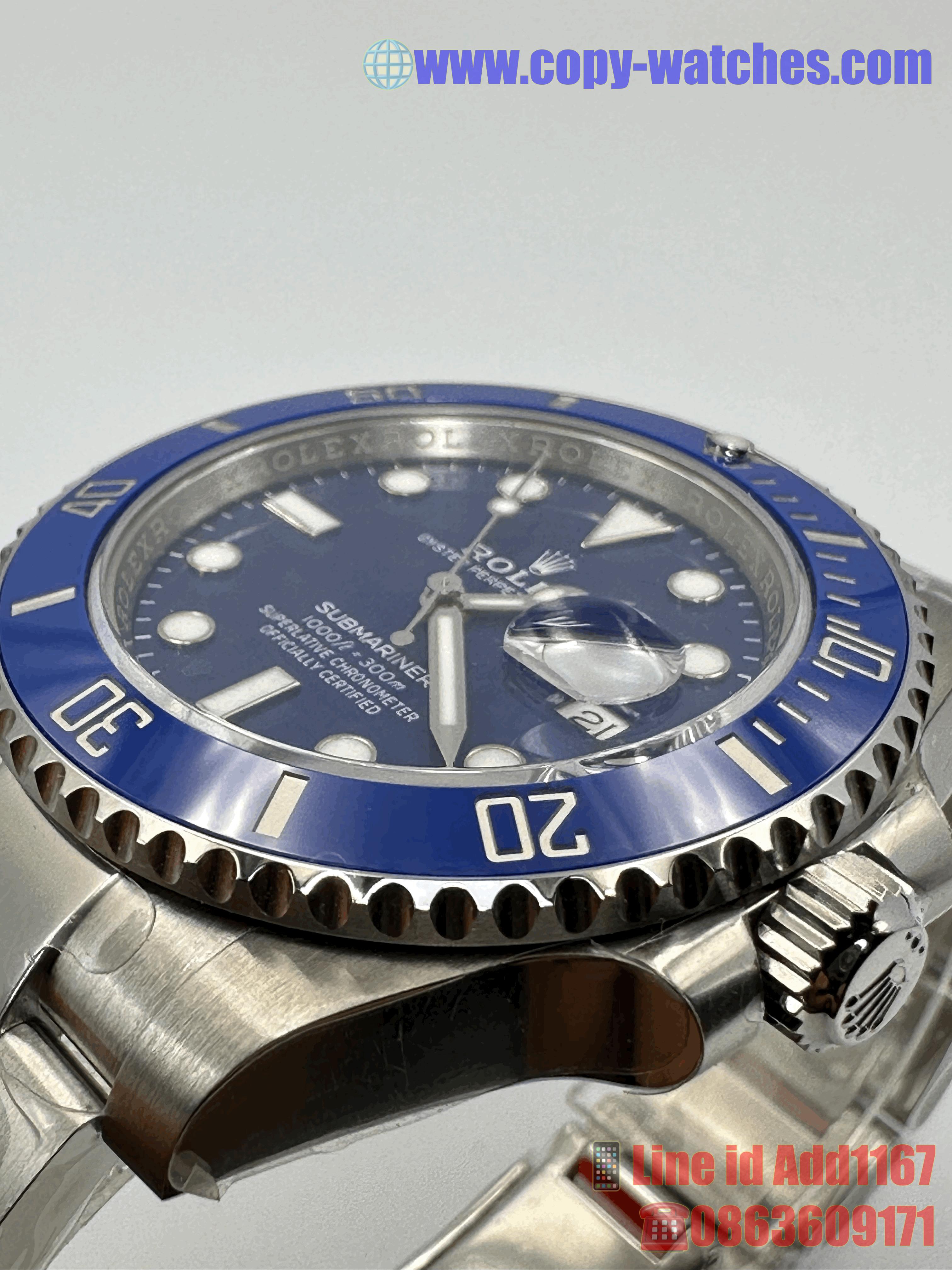Rolex Submariner Smurf (Swiss VSF.V3)