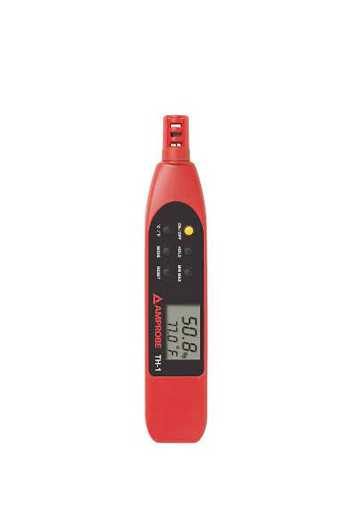 AMPROBE รุ่น TH-1 เครื่องวัดค่าอุณหภูมิและวัดค่าความชื้นแบบพกกระเป๋าเสื้อ