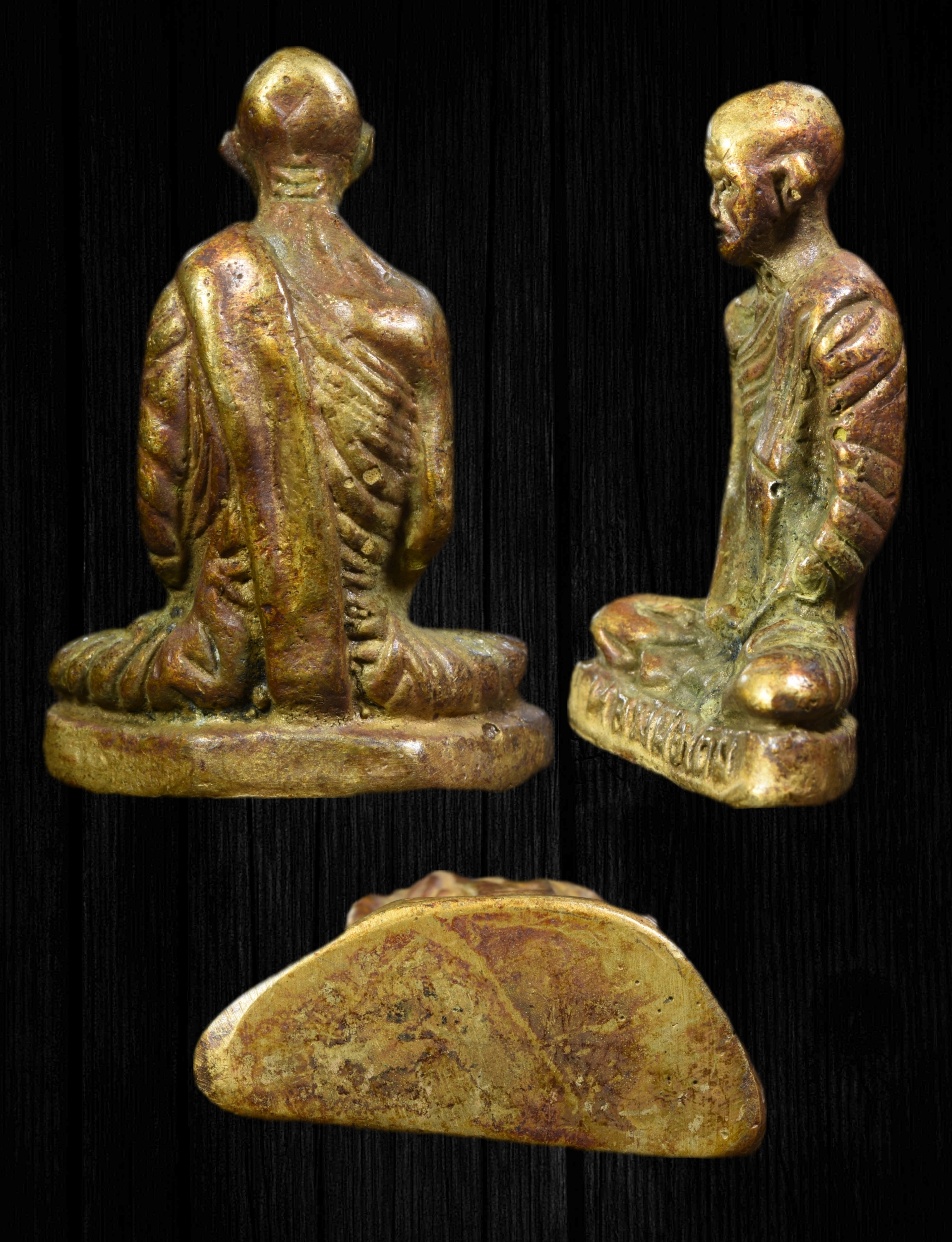 รูปหล่อหลวงพ่อเดิม เนื้อทองเหลือง