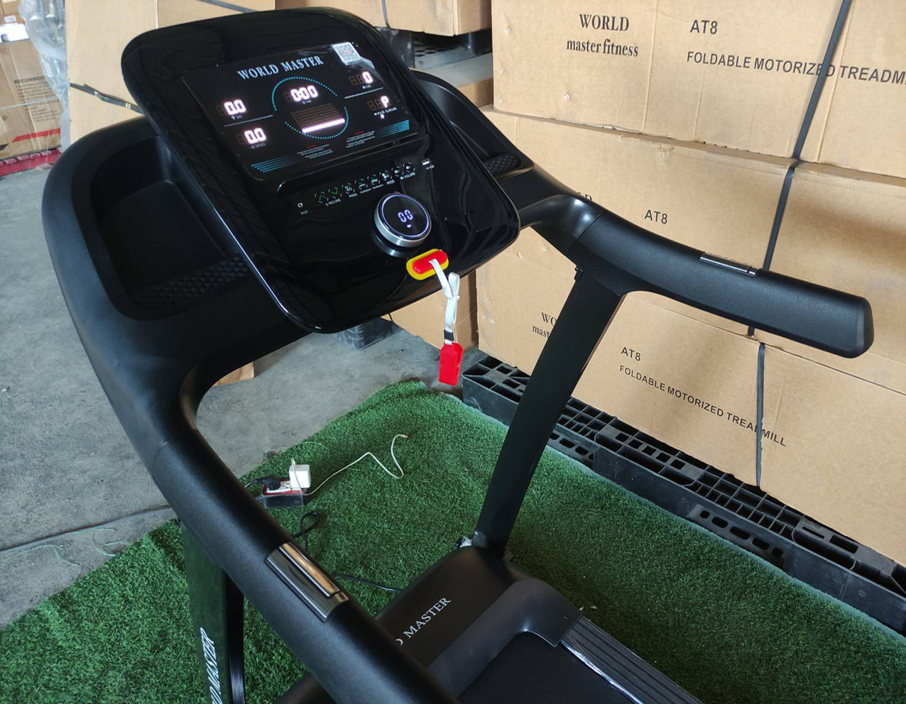 ลู่วิ่งไฟฟ้า ยี่ห้อ WORLD MASTER รุ่น์NEW AT3มอเตอร์3.5แรงม้า