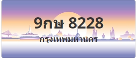 ป้ายประมูล 9กษ 8228