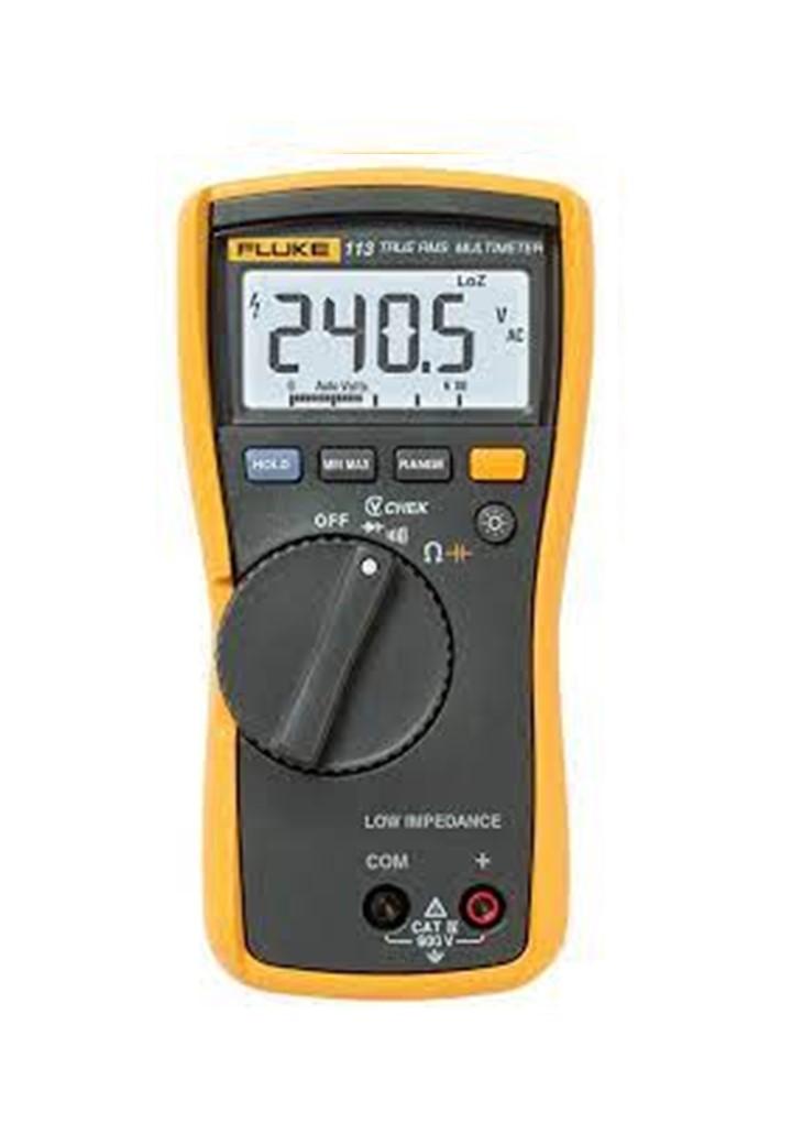 FLUKE 113 ดิจิตอลมัลติมิเตอร์สำหรับงานซ่อมไฟฟ้าและอิเล็กทรอนิกส์