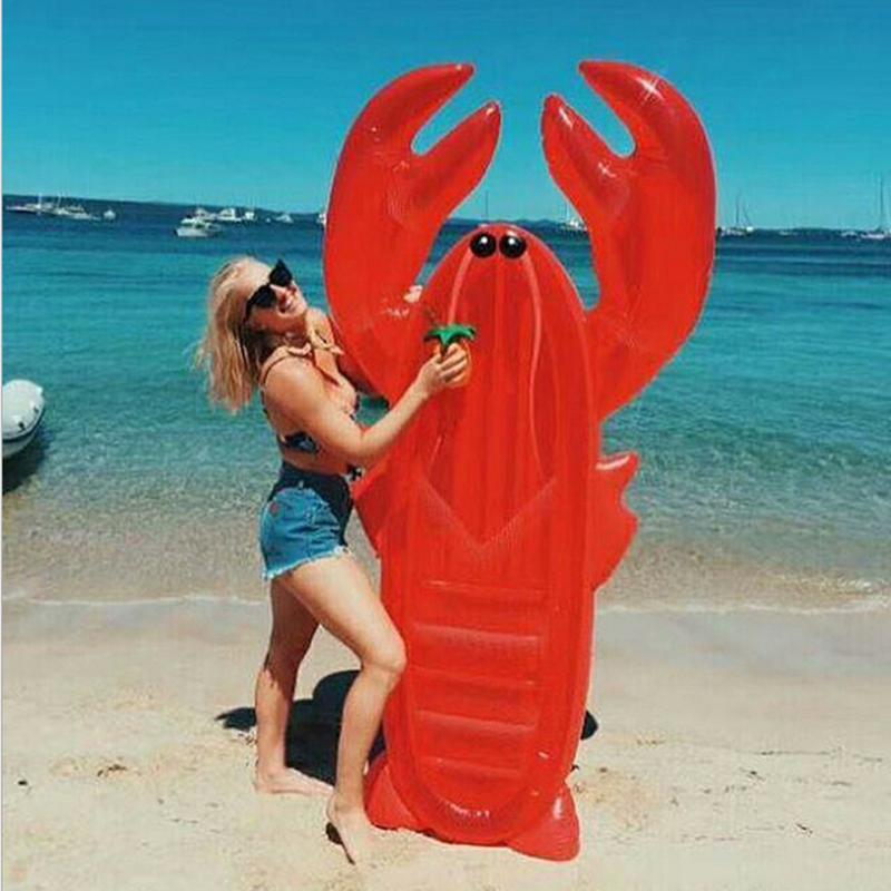 แพยางกุ้งล็อบสเตอร์ ขนาดใหญ่ Inflatable New Giant Red Lobster Float