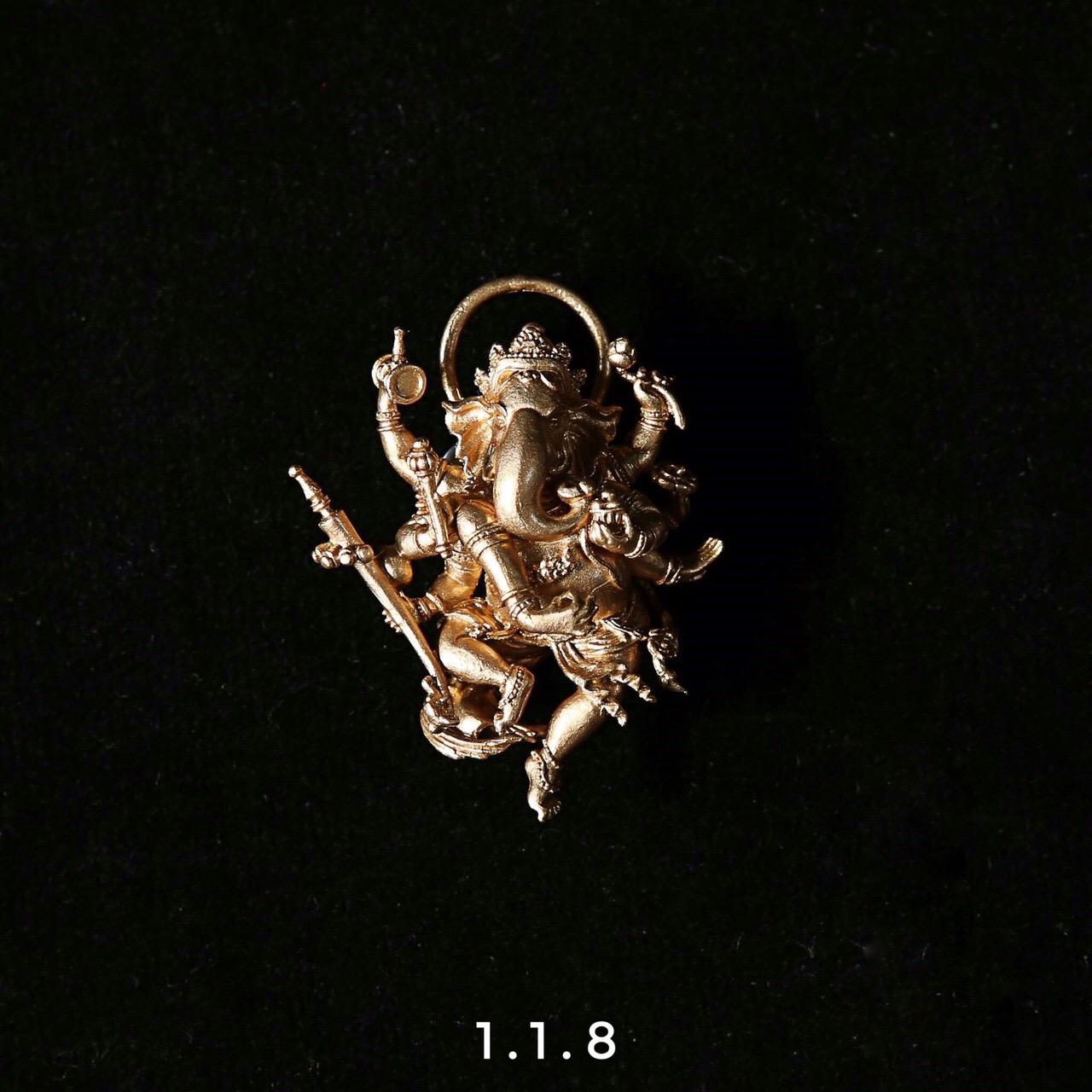 รูปหล่อลอยองค์ "พระศรีนาฏยมหาคเณศ" (ราคาอยู่ด้านล่าง)