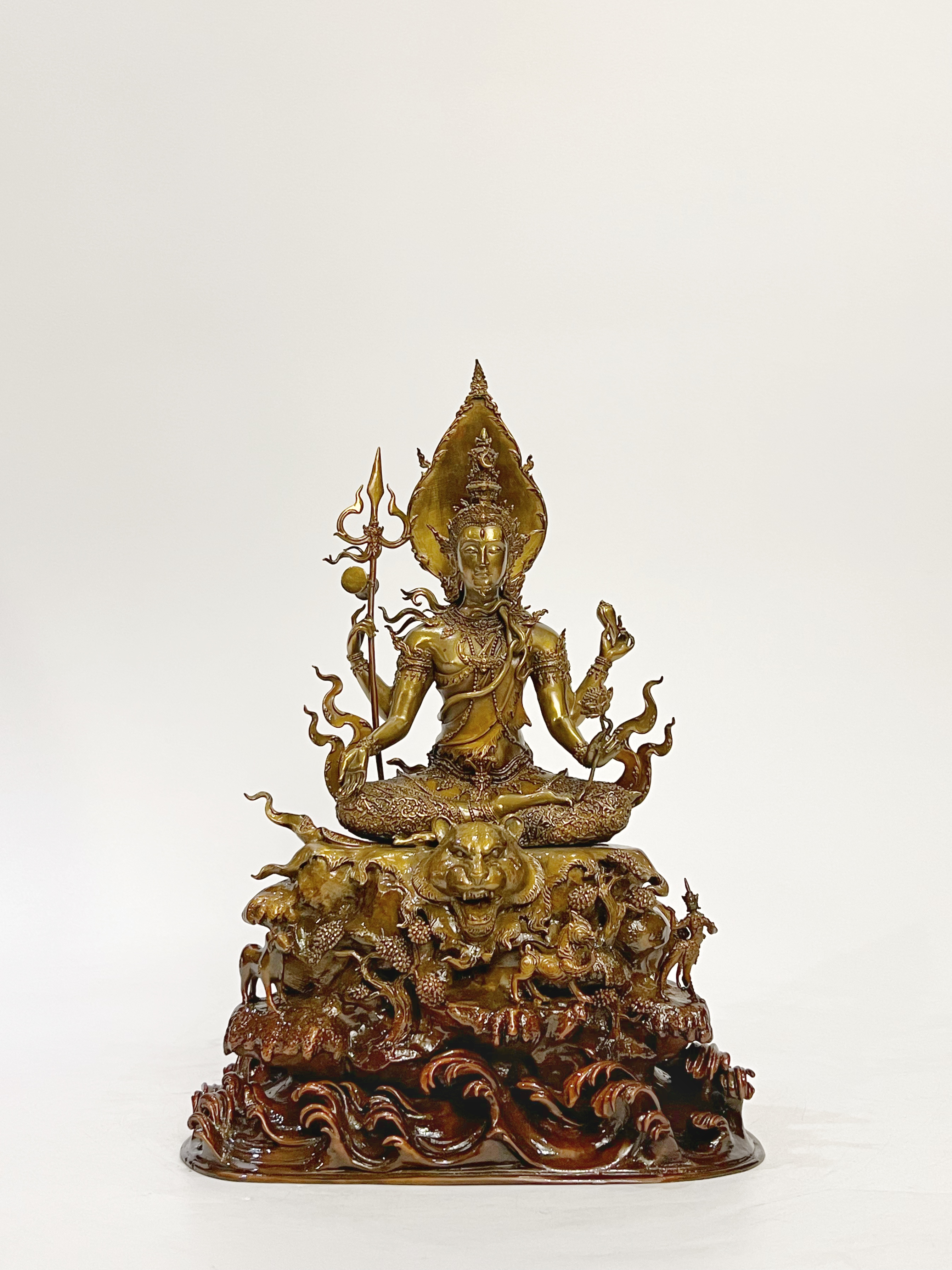 พระอิศวรมหาไกรลาสบรรพต ขนาดสูง 12 นิ้ว