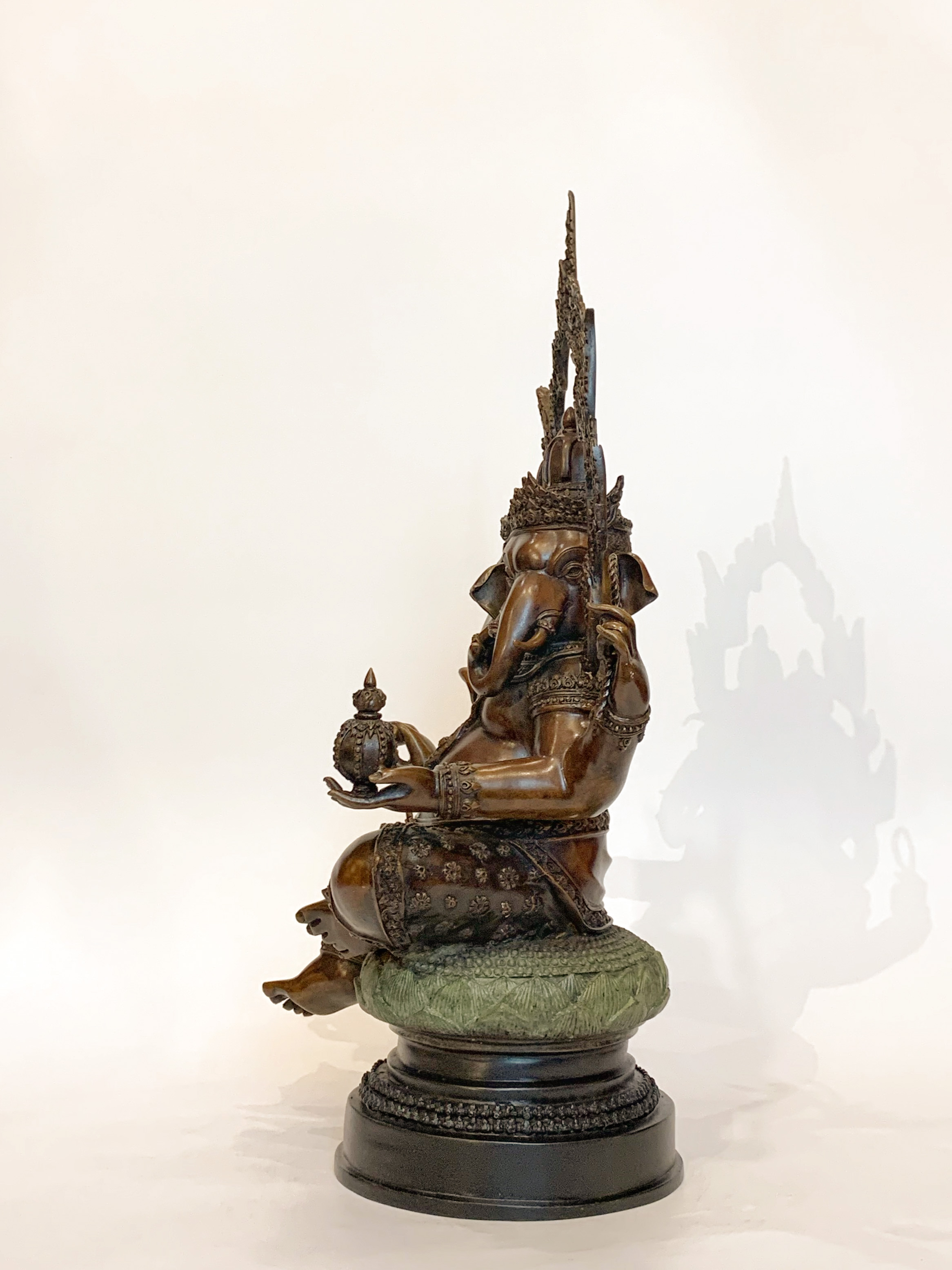 พระพิฆเนศ ปางทวิมุข หน้าตัก 9 นิ้ว