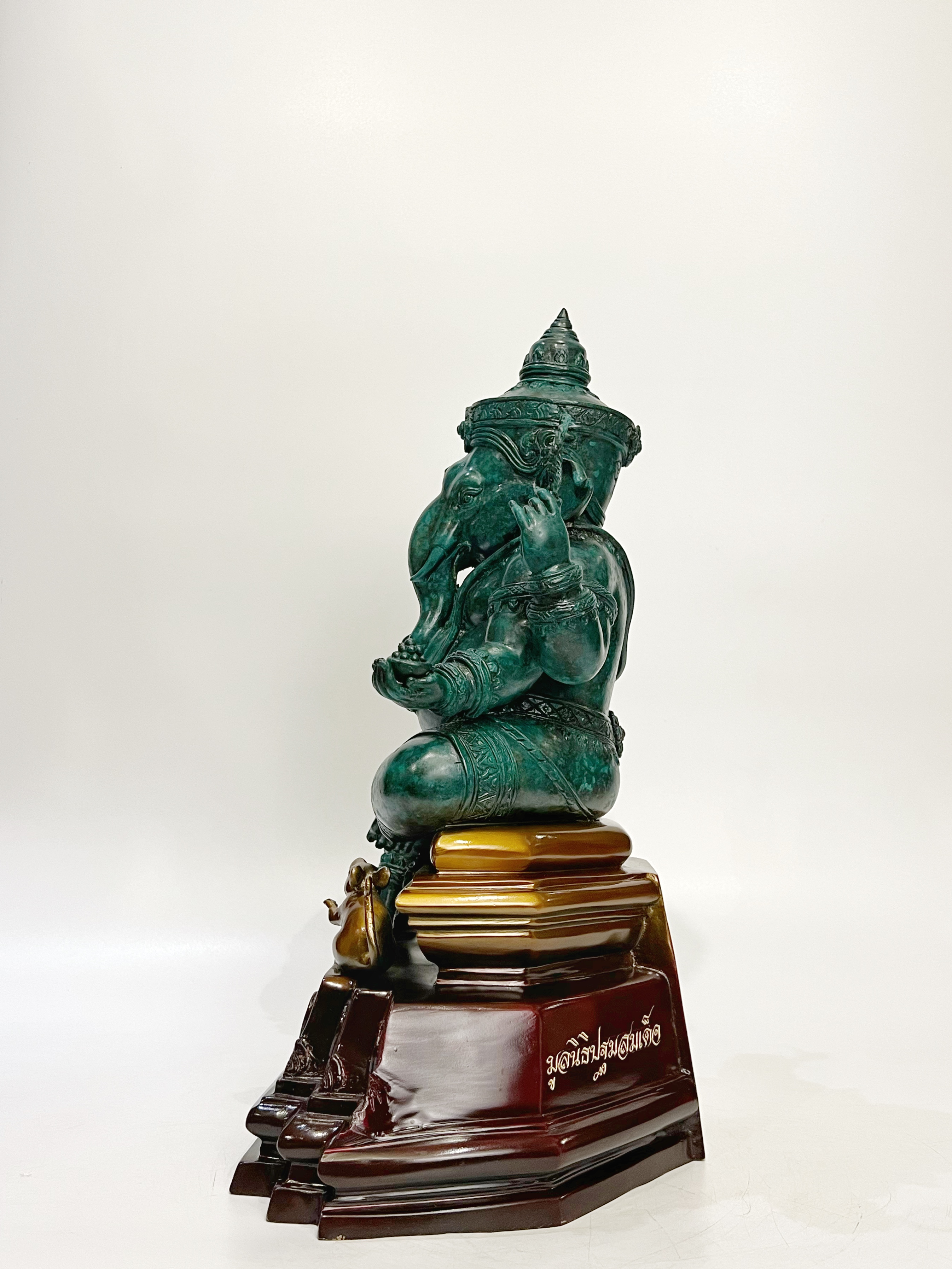 พระพิฆเนศ : พระสิทธิทากายะคณปติ หน้าตัก 9 นิ้ว (หมายเลข 9)