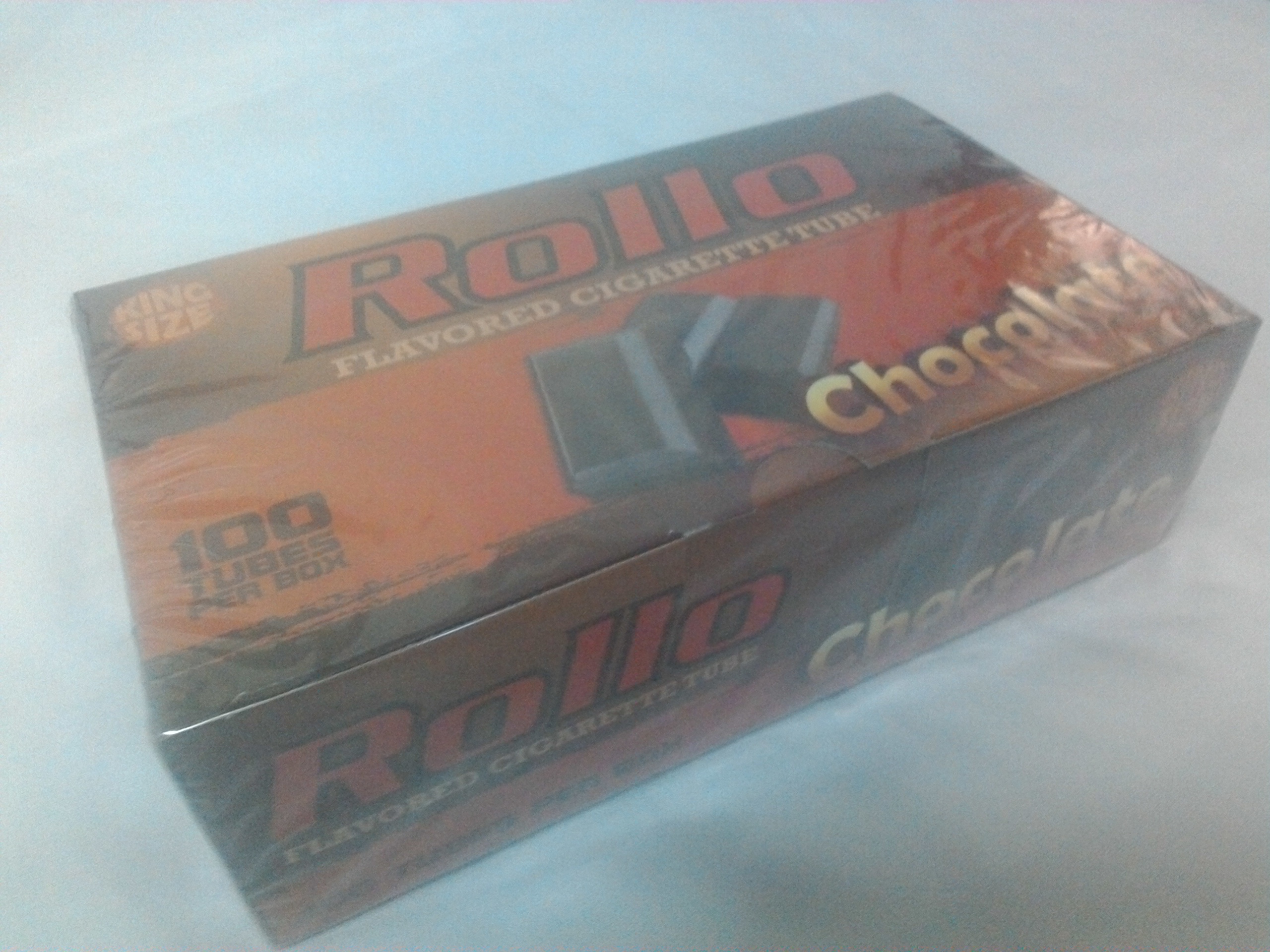 มวนเปล่าrolloกลิ่นช็อคโกแล็ต บรรจุ100มวน