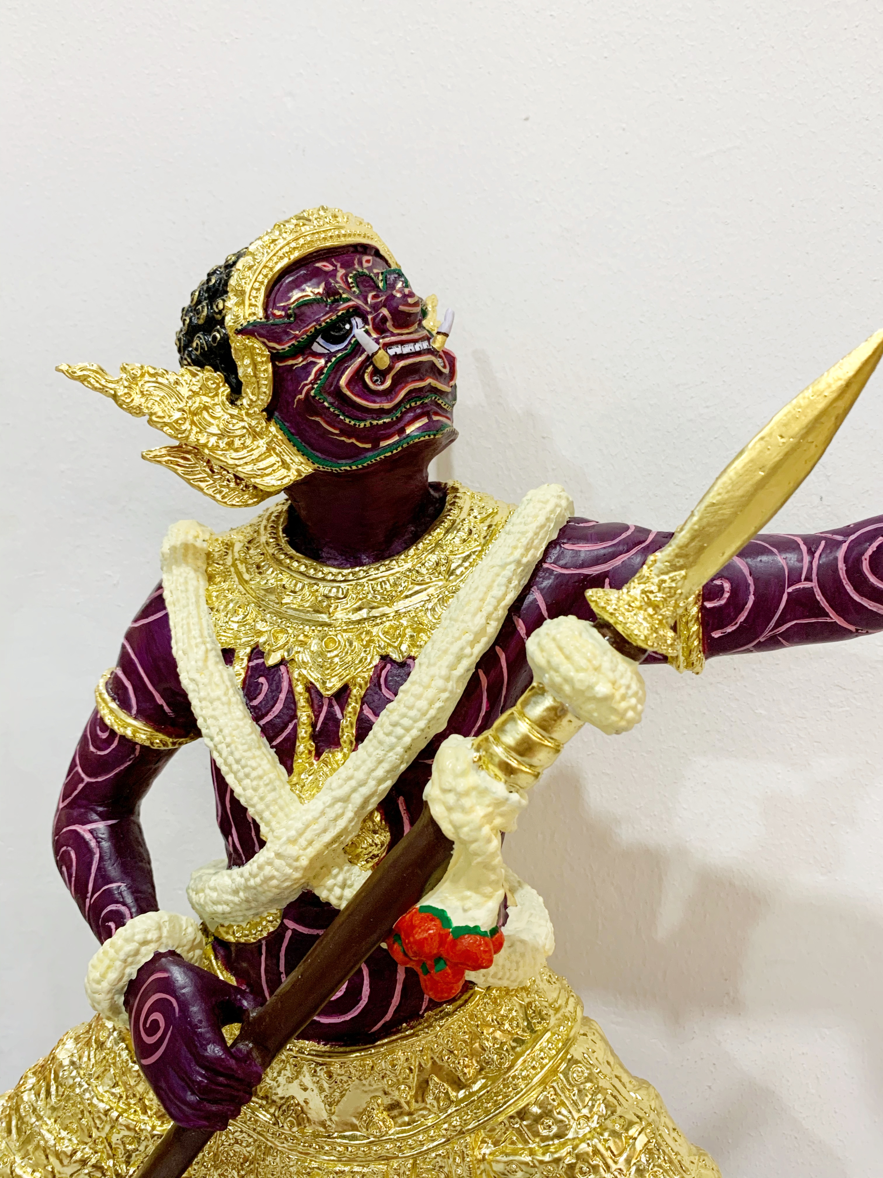 พระพิราพ ปางร่ายรำ หน้าตัก 12 นิ้ว