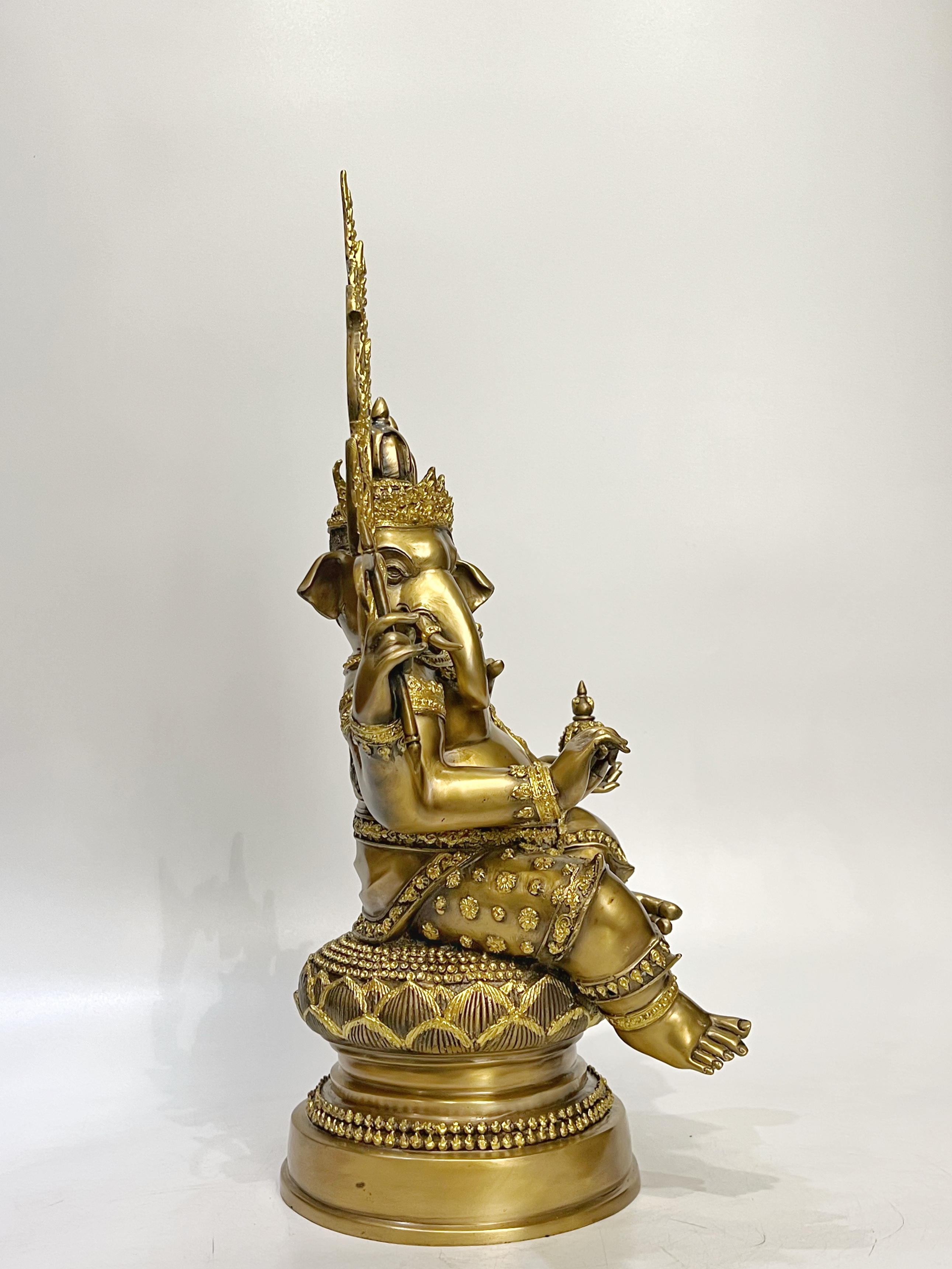 พระพิฆเนศ ปางทวิมุข หน้าตัก 9 นิ้ว