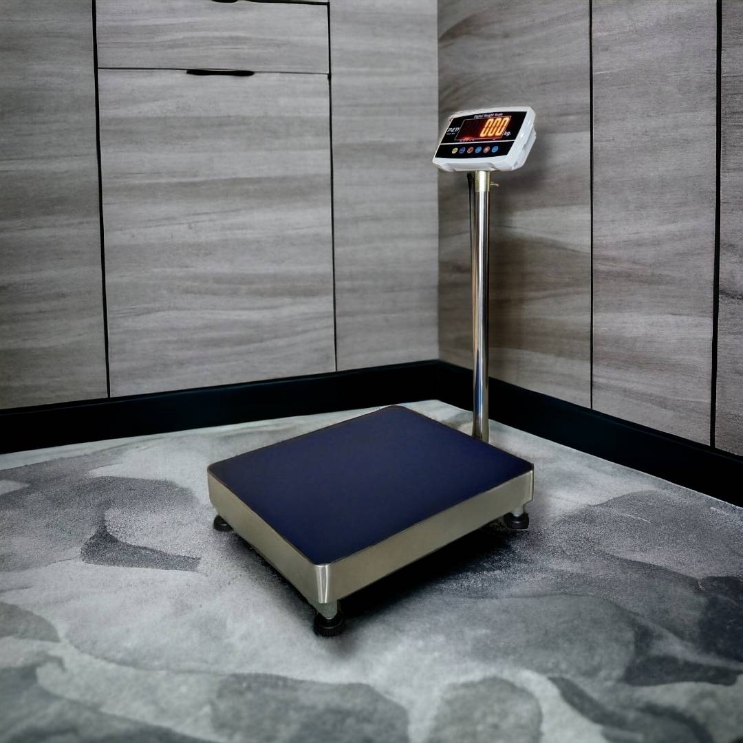 เครื่องชั่งดิจิตอล 300 kg. ค่าละเอียด 50 g. แท่นชั่ง 50x60 cm.