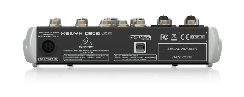 BEHRINGER XENYX Q802 USB