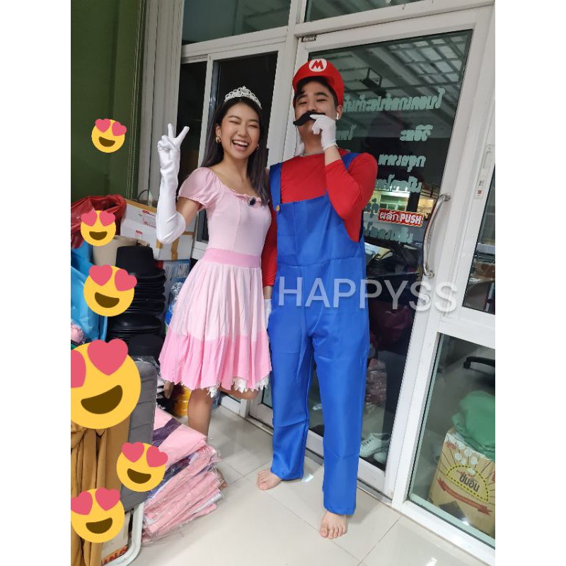 ชุดเจ้าหญิงพีช มาริโอ้ จากเกมส์ mario